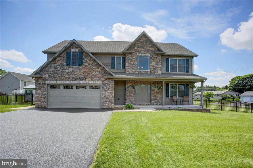 Welcome to your new home!  This large, well kept home offers an open concept first floor, custom built in cabinets and fireplace, dining room and formal sitting area with custom barn doors.  You will love the large kitchen with granite counters and stainless steel appliances.  Upstairs you will find 4 large bedrooms and
 2 full bathrooms, There is a laundry hookup both upstairs and in the garage to make laundry day a breeze!  Enjoy the large corner lot with a fenced yard and shed with electric.   Utilize the full basement however it suits your needs - there is a finished room downstairs that could be used as an office, bedroom or den, 
whatever you choose.  To add to the list of features, the upstairs has brand new carpet installed with a 5 year warranty!  Downstairs level is is all new Stainmaster luxury vinyl plank.   Everything is ready for you to move right in!  See this home today before its gone!