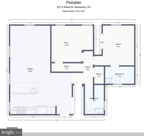 221 S ALFRED STREET 1A ALEXANDRIA VA 22314