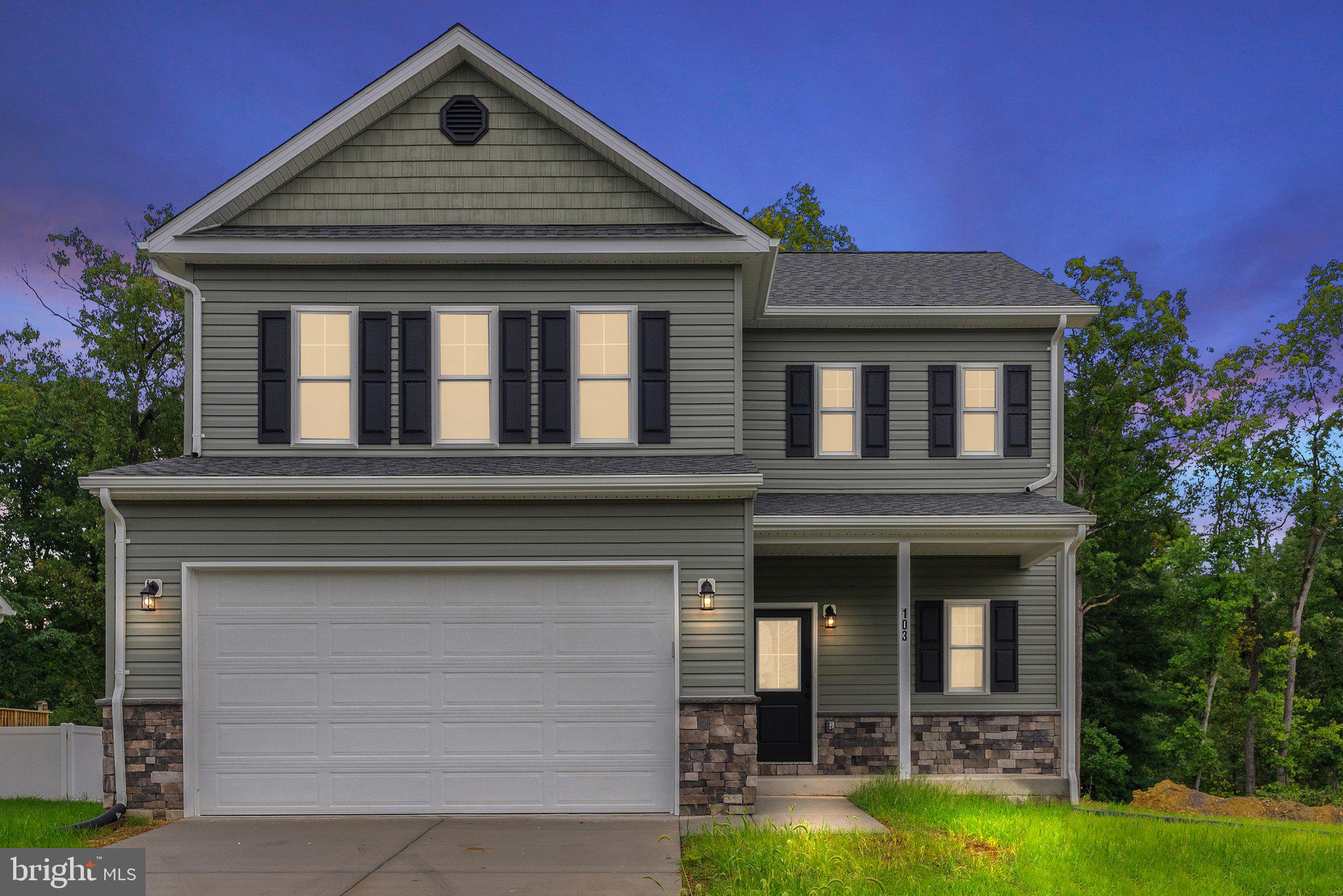 This builder spec home is in the final stages of construction and could be ready for a new buyer by the end of September 2024. Warfield Homes Inc. has been building custom homes in the Northern Shenandoah Valley for over 25 years. This home features a lovely front porch to display your seasonal decor. You'll love the openness of the floor plan, the 9' ceilings & the luxury vinyl plank flooring. The kitchen sparkles with white soft close cabinets, stainless steel appliances & Iced White quartz countertops. There will be brown luxury vinyl plank floors in the main living areas & carpet in the bedrooms & loft. The fixtures will be oil rubbed bronze. On the upper level, there is a spacious primary suite, 2 secondary bedrooms, a laundry room & a multi purpose loft to utilize how ever suits you best. The unfinished walkout basement has rough-in plumbing for a future 3rd bath. Enjoy peace & serenity on the back deck. A $2,000 closing cost credit is available with the use of the builder's preferred lender.