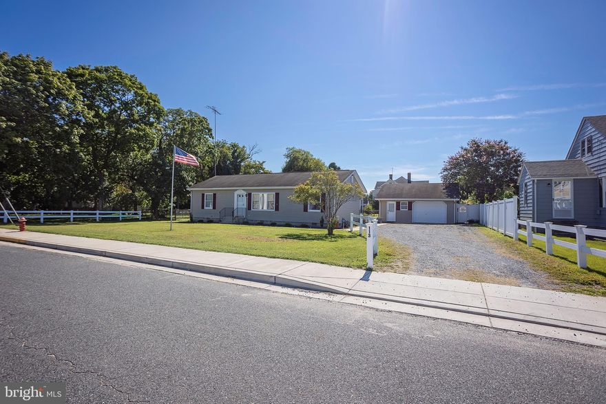 Welcome to the quiet quaint town of Preston, MD, just outside of Easton and a short drive to the Famous Suicide Bridge Restaurant!  This will not last long! Schedule your showing today!

This 3 bedroom two bathroom rancher sits on .42 acres that is fenced in!  Rear deck, large detached garage that is temperature controlled, plumbing, electric and plenty of space to park your car and still have storage/work space, could be additional living space or In Law Quarters.

Security system by ADT

 An additional lean to and shed for even more storage. Fish pond that is ready for your loving touch.

This property has been well maintained and is ready for its next owners!