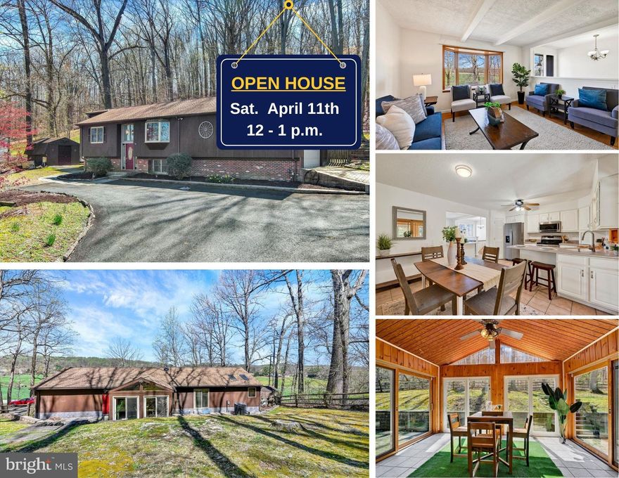 OPEN SATURDAY APRIL 11TH!

Tucked into the scenic countryside of the Long Green Valley, this home offers the perfect blend of privacy, nature, and everyday comfort. From the moment you arrive, the peaceful setting and sweeping views set the tone for something special.

Step inside to a welcoming main level featuring beautiful hardwood floors and a light-filled living room with a bay window overlooking the farm across the street—a view that reminds you daily why Glen Arm is such a treasured community. The kitchen flows seamlessly into the dining room with a convenient breakfast bar, creating the perfect space for morning coffee or casual dinners with friends.

Just off the kitchen, you’ll find one of the home’s favorite gathering spots—a fantastic screened-in porch where you can relax, dine, or entertain while enjoying the outdoors without the pesky bugs. It’s the kind of space that quickly becomes everyone’s favorite room.

Upstairs, the primary bath is truly a sanctuary, featuring a spa-like shower and a soaking tub designed for unwinding after a long day.

Outside, the magic continues. The rear patio surrounded by mature trees creates a tree-house-like atmosphere, offering privacy and peaceful woodland views. Steps lead to the upper yard—perfect for exploring, gardening, or simply enjoying your own slice of nature. There’s even a paved patio ideal for outdoor entertaining.

The oversized two-car garage is ready to house all of your prized possessions, tools, or hobby equipment.

The lower level expands your living options with a spacious family room featuring a cozy pellet stove, a full bath, an additional bedroom, and a bonus room or office with a private entrance—perfect for a home office, guest suite, or roommate to help offset the mortgage.

Additional features include a shed and generator (both sold as-is).

Located in the charming Glen Arm community, known for its rolling farmland and historic character, you’ll enjoy the tranquility of country living while still being convenient to everyday amenities. Stop by The Roast Coffee & Cafe, a beloved local café housed in the historic Glen Arm train station where neighbors gather for fresh coffee, breakfast, and conversation.

Outdoor lovers will appreciate easy access to the beautiful countryside of the Long Green Valley Historic District, known for its scenic farmland and rolling landscapes that make this area so unique.

If you’ve been searching for a home that offers peaceful views, nature, and versatile living spaces, this one checks all the boxes.

ROOF 2021