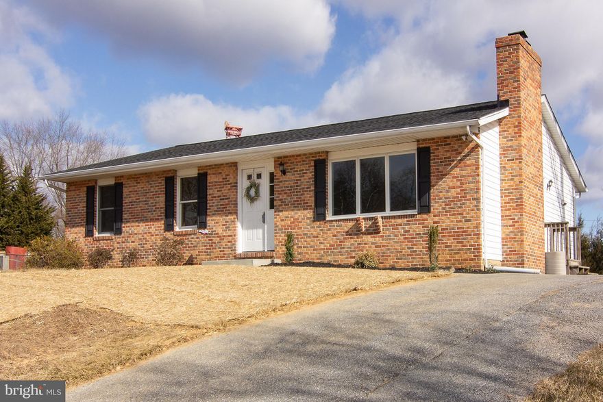 Large, over 1500 Sq Feet on the main level.  This rancher has been freshly painted and has new carpet.   Amenities include a wood burning fireplace in the spacious Living Room.   The Dining Room has a sliding glass door to the trex deck.   Eat in Kitchen with lots of counter space.  Three large bedrooms and 2 full baths complete the main level.   The lower level family room is extremely large with ceramic  flooring.  It's a great space for the family and friends to gather.    Located on a quiet road but within minutes to Rt 795   Nice level back yard and large parking area.