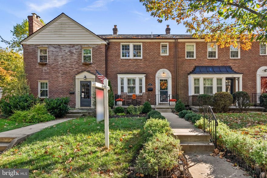 A Rodgers Forge Gem -- Blue Ribbon School District -- Exceptional Rear Yard -- Gorgeous Inside & Out! Welcome to 229 Murdock Road; Discover timeless charm blended with modern luxury in this beautifully updated brick townhome located on one of the most desirable blocks in Rodgers Forge. Featuring high ceilings, original architectural character, curved archways, elegant wood floors, and a layout full of natural light, this home has been thoughtfully improved inside and out. Step into a stylish and freshly updated interior with major 2024–2025 renovations, including: Complete spa-quality bathroom remodel (2024) w/ custom cabinetry, walk-in glass shower, luxury fixtures and hardware -- Upgraded mechanical systems & appliances (2024) including a new electric panel, electric vehicle charging station in the garage, new HVAC system, newly insulated attic, whole-house water filtration system, new kitchen appliances (2025) -- Exterior improvements (2021 - 2024) including a bluestone patio (2021), new wood privacy fence (2022), fresh sod in backyard (2025). Additional highlights include a professionally built custom storage closet (2024) -- double hung replacement windows -- professional window coverings & interior shutters -- ceiling fans -- wood floors -- curved walls and archways -- original hardware on doors -- custom millwork on handrails and chair railing -- granite counters & stainless steel appliances -- updated fixtures -- new basement door (2023) -- Anderson storm door -- Kwikset digital locks -- and the detached garage with the rare full parking pad large enough for an SUV — a standout feature in this neighborhood! Relax on the charming front porch or entertain in the private rear yard with patio, perfect for gatherings, grilling, or gardening. The lower level offers bonus living space, storage, or potential to finish as a home office or recreation room. Rodgers Forge has a stellar reputation in the region thanks to its charming historic row houses, tree-lined streets, and tight-knit community feel that evokes classic neighborhood pride. With top-rated public schools, walkable amenities, and a strong tradition of community involvement, it consistently ranks as one of the most desirable places to live in the Baltimore area. Virtual staging was used in several images.