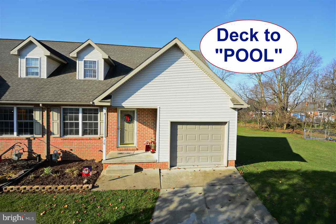Two Story Duplex in Quite Cul-de-Sac- 1st Floor Bedroom and Bath - Kitchen Island and Hardwood Floors - Pass through to Dining Room - Living Room with Access to 2 Tier Deck tha attaches to above Ground POOL- Full Basement with Walk-Out to Yard- IN PROCESS OF BEING FINISHED (5/23/16) for additional Living Space, 1st Floor Laundry - Over 1/4 Acre Lot -