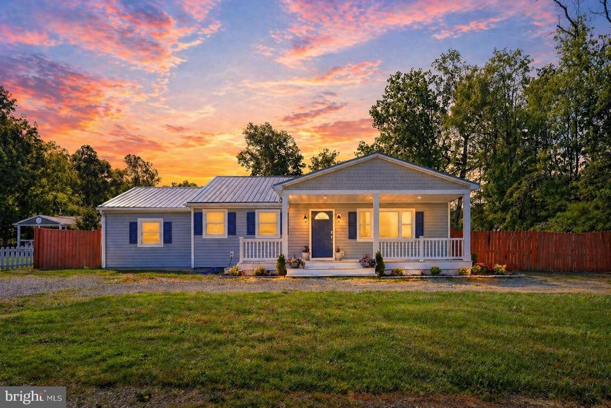 Welcome home to this beautifully renovated 3-bedroom, 1.5-bath home with proximity to downtown Orange, Gordonsville, Culpeper and Ruckersville. Inside and out, nearly everything is new!   New vinyl siding exterior, new luxury vinyl flooring throughout, with ceramic tile in the full bathroom. The kitchen shines with brand-new white cabinetry, gleaming GRANITE COUNTERTOPS, new stainless steel appliances and recessed LED lighting.  The entire interior is freshly painted and soon to be move-in-ready! A new HVAC system adding central air offers peace of mind for years to come!  The home features both a living room and a separate family room, (Family Room still under construction - but to be completed: the family room finish-out, a new half bath, and a dedicated laundry closet). The rear privacy fence conveys AS-IS and needs a few panels repaired from a recent storm, but remains largely intact and provides a great, secure play area for kids and pets. One of the home’s most charming features is its front-porch view—an aviation enthusiast's dream! Watch skydivers pop out of the sky from the Orange County Airport, a small local airport right across the street that offers a unique, ever-changing backdrop with beautiful sunsets and distant mountain views.  You're just minutes from historic downtown Orange, known for its boutique shops, great local dining, and craft beer. A short drive further brings you to Gordonsville, home to even more restaurants, shopping, and wineries.  A thoughtfully updated home in a wonderfully convenient location!