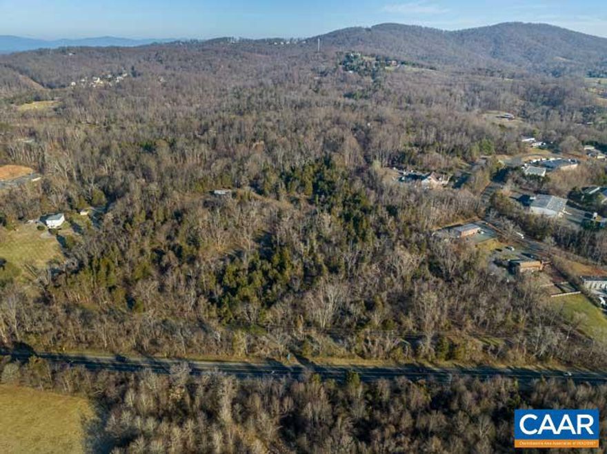 Remarkable investment opportunity! 43.22 acres located on Route 250 East less than one mile from Route 250 Pantops I-64 exchange. Long frontage along Route 250 and bordering Hunters Hall Industrial Park, this property is a great long term investment. All showings are strictly by appointment through the listing agent. Please call your Realtor for details.