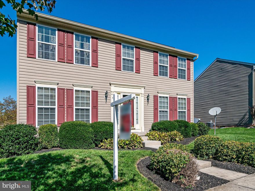 Your dream house awaits in the perfect location, tucked away in a quiet neighborhood just minutes from major commuter highways boasting a 2-car detached garage. This large colonial-style home is spacious and open, with plenty of natural light throughout. The main level offers 2 living spaces, a large open kitchen, separate dining room and a hall bath. Through the kitchen you will be led to a freshly painted deck. The upper level offers a large owner suite with a 4 piece bathroom, oversized walk in closet and 4 large bedrooms, all with brand new carpet. The fully finished lower level offers a full, updated full bathroom with a new frameless shower door, yet another separate living room and 5th bedroom. The backyard is the perfect place to relax and enjoy the outdoors, away from the hustle and bustle of everyday life. Solar panels are leased to own at only $55 a month!!