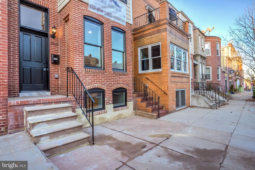 BRAND NEW CHAP RENOVATION BY MASON PROPERTIES LOCATED ON SOUGHT AFTER HIGHLANDTOWN BLOCK WITH 2+ CAR PARKING PAD. GLISTENING HARDWOODS CASCADE THROUGHOUT. ENJOY CUSTOM CABINETRY, UPGRADED TRIM AND PAINT PACKAGE, IMPORTED TILE, GRANITE COUNTERTOPS, SS APPLIANCES IN DESIGNER CHEF'S KITCHEN. LOADS OF NATURAL LIGHT. FINISHED LOWER LEVEL. HIGH CEILINGS. TONS OF STORAGE. EXPOSED BRICK. WALK-IN SHOWERS. WALK-IN CLOSETS. SPACIOUS 4 BEDROOMS WITH 3.5 BATHROOMS. ONE YEAR BUILDER SERVICE WARRANTY. CLOSE PROXIMITY TO RETAIL SHOPPING, LOCAL DINING, PATTERSON PARK, AND ALL MAJOR HIGHWAYS. SCHEDULE A PRIVATE TOUR TODAY!