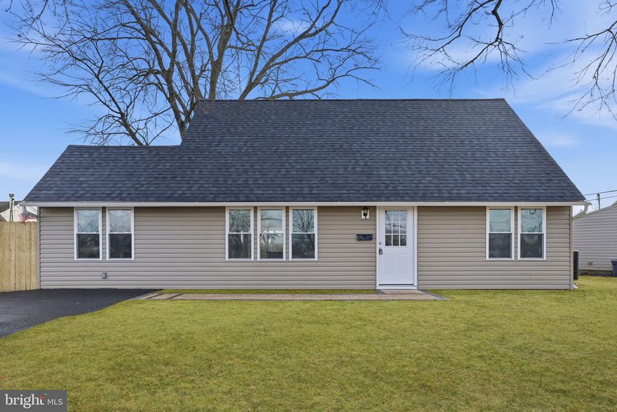 Welcome to this stunning, fully renovated Cape Cod located in the desirable Junewood neighborhood. Welcome to This 4-bedroom, 2-full-bath single home has been completely transformed with quality & modern finishes throughout. Recent upgrades include brand-new siding, Windows , Front&Back Pavers, and roof, along with durable 12mm laminate flooring flowing seamlessly across the entire home. The stylishly updated bathrooms offer a clean, contemporary design, while the show-stopping kitchen features on-trend white cabinetry, granite countertops with a center island, stainless steel appliances, and a striking backsplash — perfect for both everyday living and entertaining. The open-concept layout provides a spacious living area filled with natural light. Outside, enjoy a large private driveway accommodating up to six vehicles and a generous Brand new fenced backyard and Patio, ideal for gatherings or relaxation. Additional major improvements include brand-new 2025 electric heating and A/C units, a new hot water heater, and a central system for year-round comfort. Conveniently located with easy access to major highways and transportation, Restaurants, shopping centers, this home offers both comfort and convenience. Move-in ready and a must-see — schedule your showing today and make this beautiful home yours!