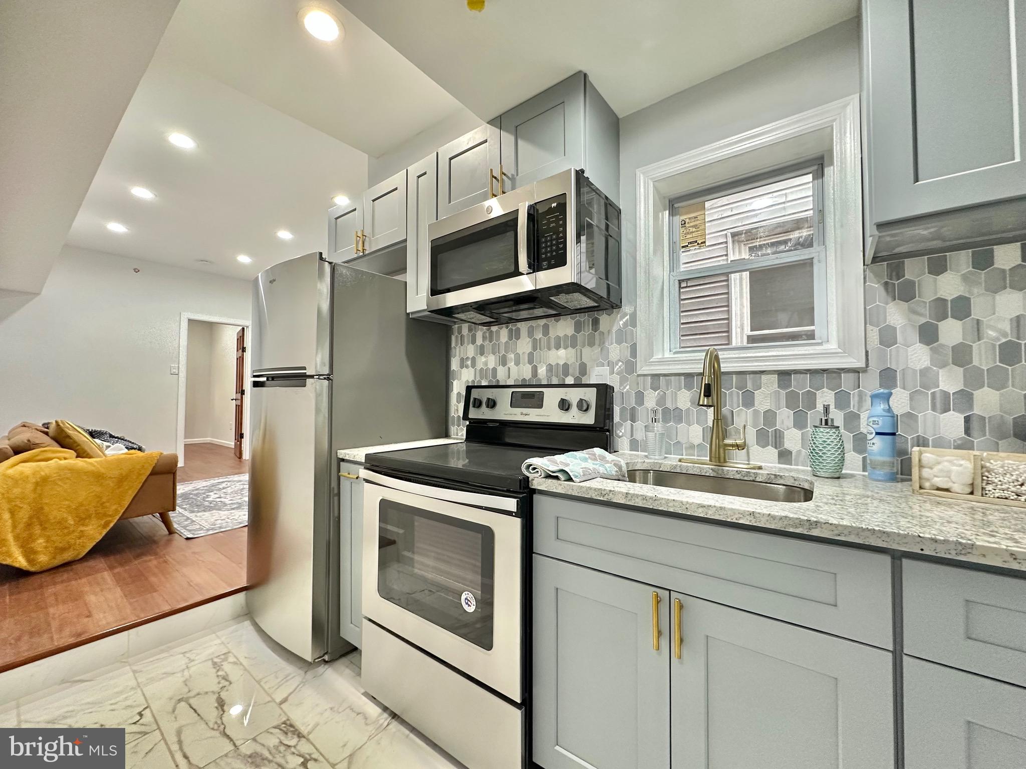Available NOW! Section 8 approved.
This apartment features one of the highest-quality renovations you'll find—completely brand-new throughout. Upon entering the building, you'll immediately notice soaring ceilings, an elegant staircase, stylish tile floors, and thoughtfully chosen colors. Unit 2 is conveniently located on the second floor, offering a convenience of not too many steps but a lot of natural light. The modern kitchen is beautifully appointed with stainless steel appliances and a designer backsplash. Two comfortably sized bedrooms accommodate queen and king-sized beds. The bathroom features a gorgeous design with tasteful finishes and a full tub. Central air conditioning and heating, along with brand-new water heaters and electrical systems, ensure efficiency and lower utility costs. Washer and dryer in the basement.
Applicants must show a combined gross verifiable monthly income of at least three times the rent, a preferred credit score of 650 or higher (lower scores aren’t automatic disqualifiers), no open collections, and at least one year of positive rental and employment history. No eviction judgments within the past four years.
Each application is reviewed individually, and strong income, references, or a qualified co‑signer may offset weaker areas, though approval isn’t guaranteed. Bank statements may be requested. Pets are ok with a non-refundable pet deposit - $250/cat & $350/dog (under 50 pounds). No pet rent.
First month’s rent, last month’s rent, and a security deposit are due at move‑in. Tenants cover all utilities, including a $20‑per‑person month water fee. RE/MAX Plus complies with all fair housing laws.