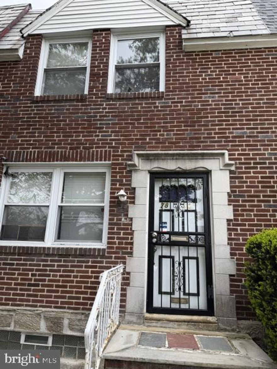 Excellent opportunity for first time homeowner or investor looking to expand their portfolio. Welcome to 7815 Williams Ave, a classic Philadelphia Mt. Airy row home offers approximately 1,104 sq. ft. of living space, 3 bedrooms 1 bathroom on a well maintained established residential block. Inside original hard wood floors. Partially finished basement with an extra room ready to be converted for more living space.