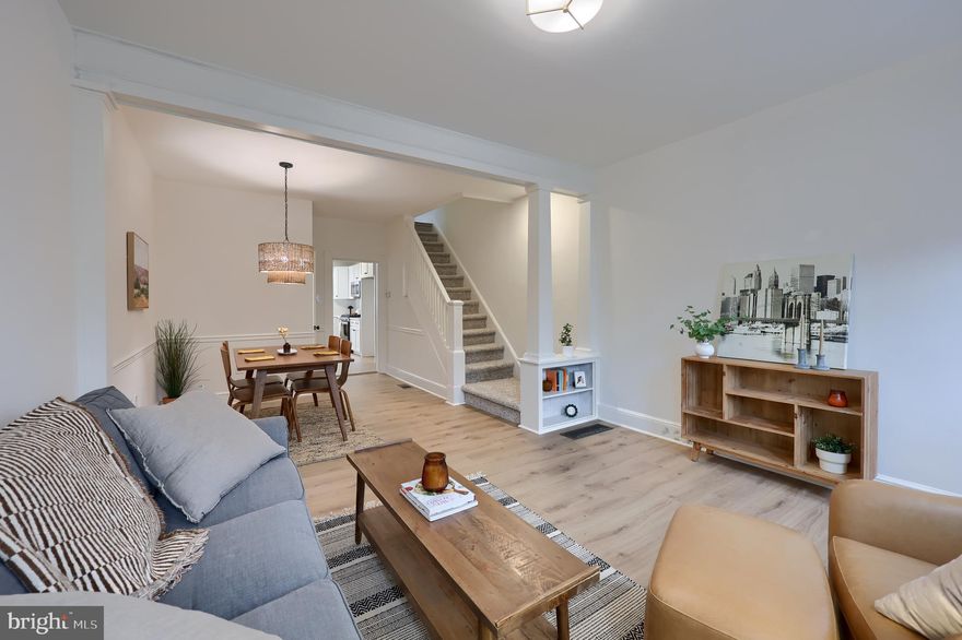 Stop in in today and check out this newly renovated home in the Stadium District neighborhood of Lancaster City! This 3-bedroom,1.5 bathroom home has received a full renovation in 2025, with no feature untouched.  Spacious living/dining room area, with a 1/2 bathroom in the rear for convenience. BRAND NEW KITCHEN, NEW APPLIANCES, and NEW  GRANITE COUNTERTOPS. The home a a light and airy feel, with  new,modern engineered hardwood flooring, while maintaining classic components. Heading upstairs, you will find a BRAND NEW main bathroom, with custom tile work. A large laundry room sits behind the bathroom, no more heading to the basement for laundry. 2 spacious bedrooms on the 2nd floor, with an additional bedroom on the 3rd floor.  Large-deep city yard, ideal for BBQ's and entertaining. Enjoy peace of mind living with new wiring, replacement windows,  Brand New Roof, updated HVAC systems, and much more. Great city location near major employers, large highways, and local businesses such as breweries, galleries, restaurants, Clipper Stadium, AMTRAK Train Line, and much, much more. Add this to your Lancaster City Homes to view in 2025!