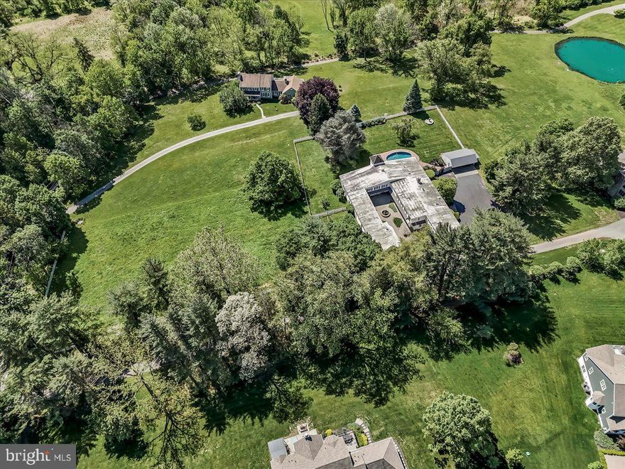 Own a piece of Chester county history on this legacy property in the highly acclaimed West Chester Area School District (Rustin/Stetson/Starkweather).  At one time this unique residence served as the stables of the Rokeby Stock Farm. It is now a modern home sited on 2.8 acres. Accessed by a private drive, 1 Huntrise Lane is available for sale for the first time in over 15 years. This property has been lovingly and carefully renovated by its current owners, including major investments like geothermal heating and cooling, structural enhancements, a whole house generator, new windows and doors,  functional wood burning fireplaces, and modern kitchens and bathrooms.  Visitors can enter via majestic French doors or from the historic iron gates into a stunning courtyard with fountain.  Inside the home, you will be impressed by the open concept design, including the original beams and repurposed wood accents. Custom millwork, soaring ceilings, and rich hardwood floors accommodates grand scale entertaining as well as daily living. The primary kitchen addresses your modern culinary needs with an abundance of storage and countertop area. There is also a “bar kitchen” between the first floor family room and the billiard room, and steps from the pool and patio.  An elegant open stairway takes you to another family living area, which includes 5 bedrooms and an open family/game area, in addition to the laundry room and an in-law suite.**There is a chairlift at this staircase which can remain in place, or can be removed with no damage to the stairs. Ask for Photo.**There are many unfinished interior areas to the property allowing the next owners to customize and utilize the space for their personal and/or professional needs.**NOTE the low property taxes.**Despite its private locale, Huntrise Lane is surprisingly convenient to West Chester Borough, and to an abundance of shopping necessities (Giant, Wegmans, Whole Foods, Costco, Target, Terrain, Starbucks and more within 2 miles) and commuting routes. Only minutes from routes 202, 322, and US-1/Baltimore Pike.**Huntrise Lane is a private drive enjoyed by only 4 residences. Please do not access the lane without an appointment. All showings must be provided by the listing agent or the Seller, so please allow ample notice on showing requests.**