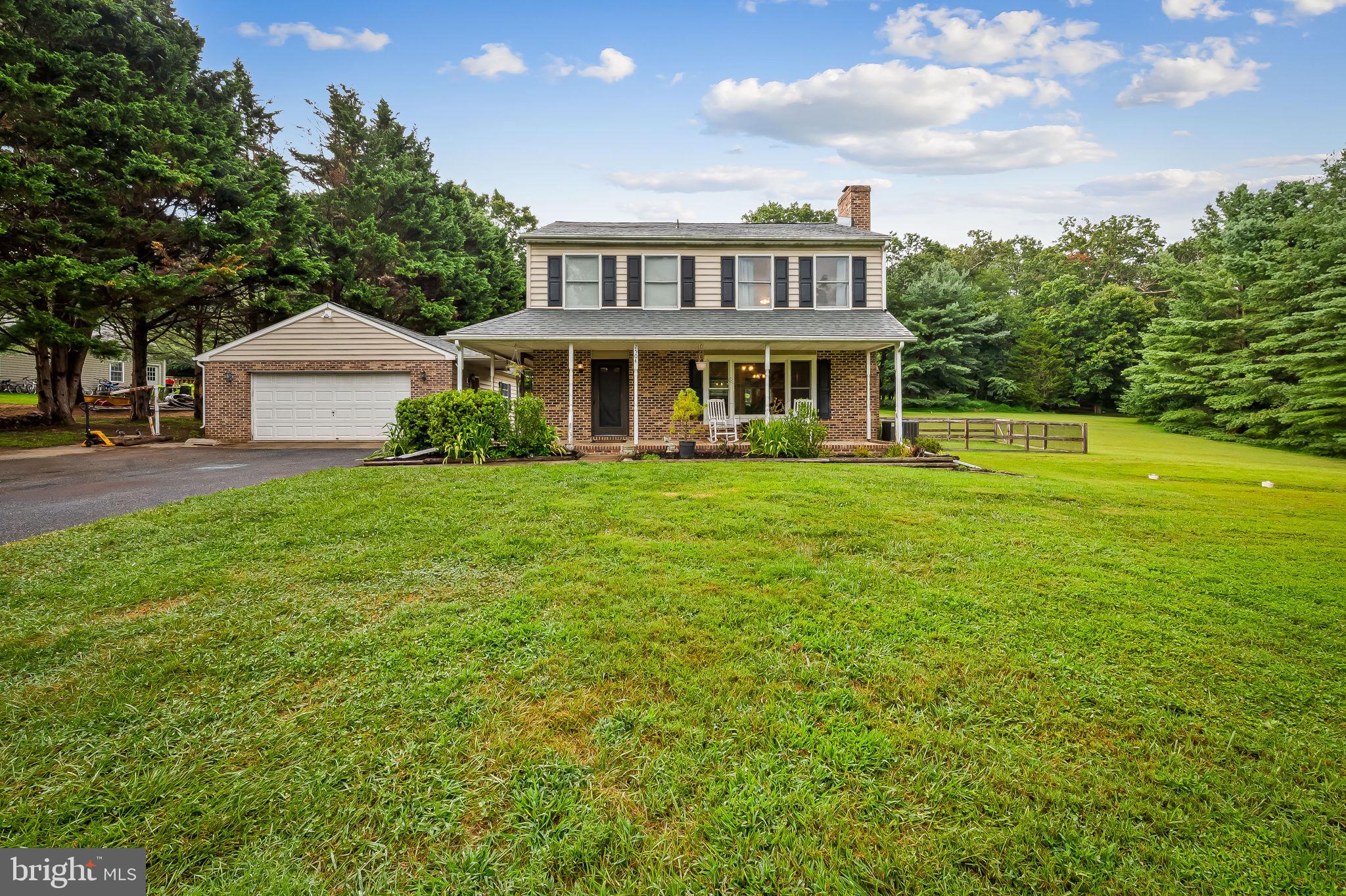 Exceptional Properties. Exceptional Clients. Welcome to 2504 Flagg Meadow Court in Finksburg, MD – a beautiful home nestled on 2 private acres. This 3-bedroom, 2.5-bath property offers both comfort and convenience, with thoughtful updates throughout.
Step inside to find a spacious and inviting layout, perfect for both everyday living and entertaining. The living spaces are filled with natural light, and the kitchen flows seamlessly into the dining, family, and sunroom areas. Upstairs, the primary suite provides a large retreat with an en suite bathroom, while two additional bedrooms and hallway bathroom offer plenty of space for family or guests.
Enjoy the outdoors from your expansive yard, ideal for gardening, gatherings, or simply soaking in the serene surroundings. A detached garage connected by a breezeway adds extra functionality and charm.
Major upgrades include a new roof, new HVAC system, and hot water heater all within the last 5 years – giving peace of mind for years to come.
Tucked away in a quiet setting yet convenient to local amenities, this property blends country living with modern updates. Don’t miss the opportunity to make this Finksburg gem your next home!
