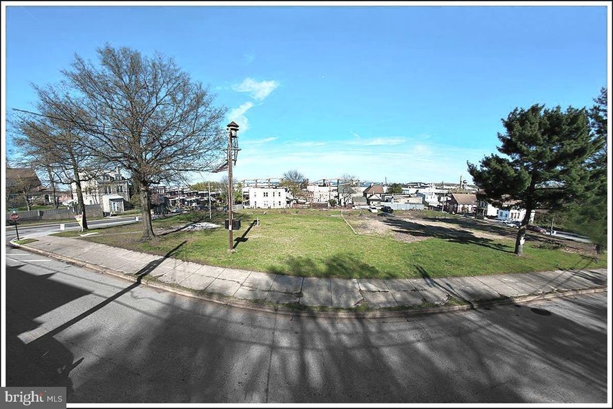 PERFECT FOR EXPERIENCED DEVELOPER who can make the right moves to develop this  beautiful almost 1 acre flat lot located in Curtis Bay.. Just minutes to Glen Burnie and Downtown Baltimore. AS PER Baltimore City zoning site,  this plot enjoys a zoning of R-6  which allows for single-family semi-detached (14.5 units per acre), single-family attached townhouses (29 units per acre) and multi-family housing (29 units per acre).  R- 6 neighborhoods includes Brooklyn & Curtis Bay among others. Homes w 2 stories will enjoy water views of the Chesapeake. Blank slate open to your ideas. 
Utilities are already all around the site since this  property was once the sight of a school. Take advantage of this amazing opportunity. Buyer responsible for conducting his/her due diligence to determine suitability..