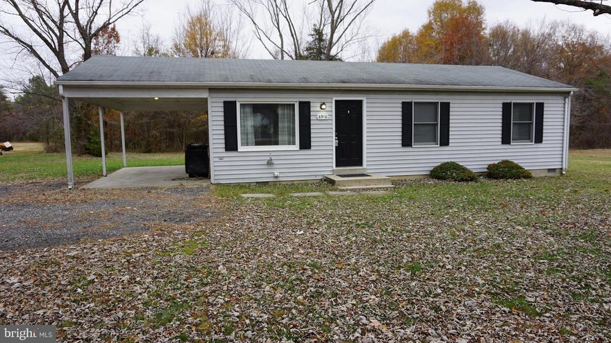!!Price Reduction!! Available 10/1.  Private, 3-bedroom rambler with carport in LaPlata sitting on 5 acres.  Beautiful vinyl plans floors throughout the entire home, updated electric oven/range, and stainless steel fridge.  Great location away from the hustle and bustle but still convenient to 301.  Washer & Dryer included. Pets accepted on a case-by-case basis. Sorry no cats. No smoking. Tenant responsible for lawn care.  Call for more details or to set an appointment to see!