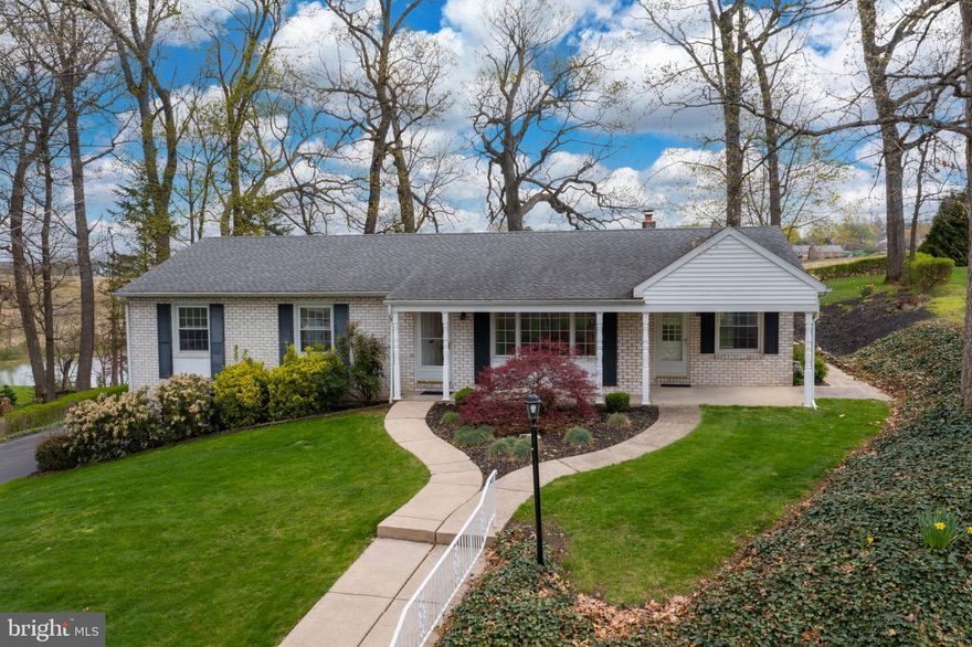 If you're looking for a solid brick rancher in a well developed neighborhood, this one is it! The brick to grade home offers a classic feel. Spacious living room with hardwood floors. Remodeled kitchen with breakfast bar. Separate dining room. Family room with gas log fireplace and sliding door which leads to large brick patio overlooking your own private oasis. Master bedroom with private bath. Two additional bedrooms with hardwood floors and a full bath. Lower level rec room offers additional space for lots of possibilities. Oversized 2 car garage plus detached shed for additional storage. Located on a cul-de-sac street in the Colonial Heights development, which is just a hop away from I83 and major shopping areas. Lots to love about this one. Be the first to see it!