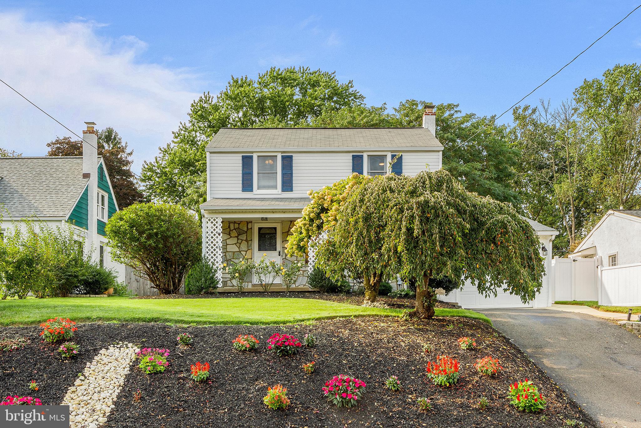 Pride of ownership is evident in this beautifully maintained and updated two story home. Updated kitchen with oak cabinets, dishwasher, garbage disposal, gas cooking, Corian counter near sink area and a breakfast room with view of rear yard. Modern bath, finished rec room in basement, 3 Season Sunroom addition(14x16) and replacement windows. Nature Lovers yard with pond, beautiful landscaping, storage shed and deck. Finished recreation room in basement. 1 Yr Home Warranty included,. Please view Matterport for the virtual tour!!!! Upper Moreland Schools, Move Right In and Enjoy!