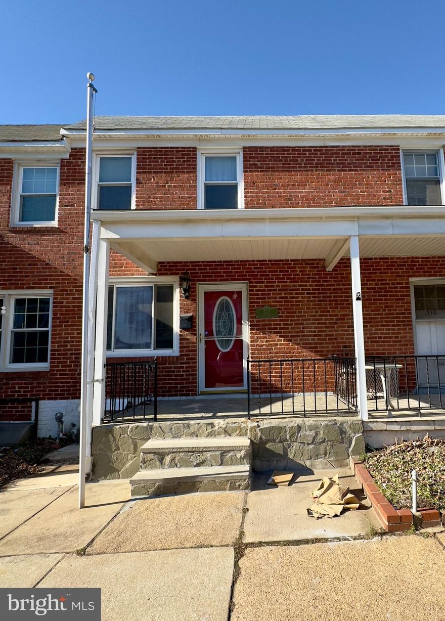 Welcome to 512 Umbra Street, an interior row townhome situated in Baltimore’s lively neighborhood. This home offers a well-planned layout with defined living areas, neutral finishes, and multiple functional spaces designed for comfortable everyday living and entertaining.

From the roofed front porch, step into the main living area featuring wood flooring, neutral color tones, and abundant natural daylight. A ceiling fan enhances comfort, while a closet provides added storage, creating a welcoming and practical space to unwind or host guests.

Just beyond the living room is a separate dining area with neutral finishes, natural light, and a ceiling fan, offering a dedicated setting for meals and gatherings. The layout flows seamlessly into the kitchen, which features tiled flooring, granite countertops, stove/oven, and a refrigerator. An exit to the backyard adds convenience and makes indoor-outdoor entertaining easy.

The second level is home to two comfortable bedrooms. The primary bedroom includes wood flooring, neutral colors, natural daylight, a ceiling fan, and a closet, while the second bedroom offers wood flooring, neutral tones, natural light, and a ceiling fan, making it suitable for a guest room, home office, or additional sleeping space. The full bathroom on this level is finished with tiled flooring, a bathtub, lavatory, and vanity mirror.

The finished basement provides versatile extra living space with LVP flooring and neutral finishes. This level also includes a second full bathroom with a walk-in tiled shower, tiled flooring, lavatory, and vanity mirror, as well as a dedicated laundry room equipped with a washer, dryer, and built-in cabinets for storage and organization.

Outside, the roofed rear porch leads to a paved and fully fenced backyard, offering a private outdoor area for relaxation or entertaining. Street parking is available for added convenience.

Nearby Landmarks & Conveniences:

Patterson Park

Canton Square

Canton Waterfront Park

Johns Hopkins Bayview Medical Center

Eastern Avenue dining and shopping

Easy access to I-95 and downtown Baltimore

Agency disclosed upon initial contact. Agent conducts showings; BMG manages follow-up, paperwork, move-in post-approval. Vouchers work with BMG directly.
