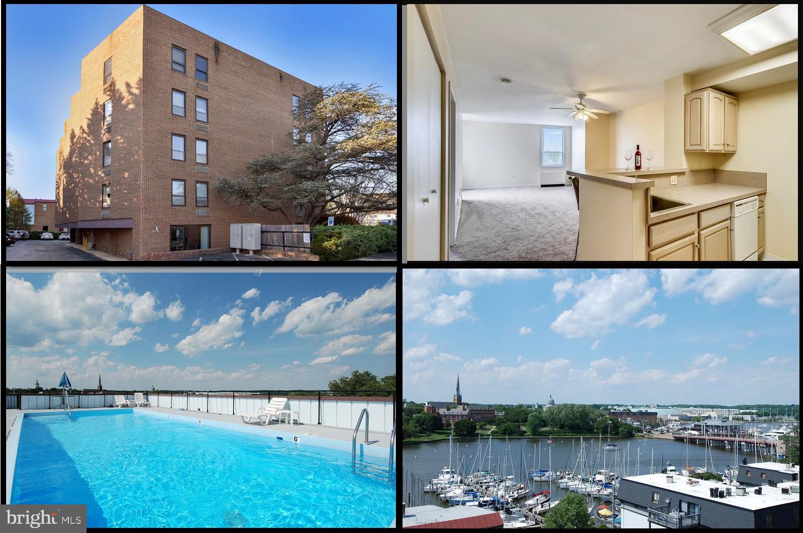 Rental Application must be made on line at: https://www.longandfoster.com/rentals/316-Burnside-Street-UNIT-505-Annapolis-MD-21403-283266885. For Rent or Sale. Perfect place to stay awhile. Cozy 1 bedroom, 1 bath condo with water views of Spa Creek and Eastport Bridge and Amazing views from roof top community area and pool. Great Location! Building has new elevator. Laundry located on 5th floor. Off street parking! Relax and watch the boats on Spa Creek. Community dock to launch your kayak or paddle board. This unit has water access w/boat slip on Spa creek with availability for a small fee! Walking distance to city dock, historic district, great shops and restaurants. Seller has paid in full for special assessment to cover new roof and pool updates. Sale price $299,900, see MLS # MDAA403112.