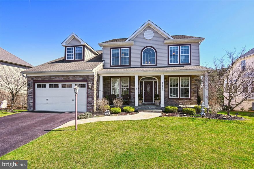 Come see this 4800+ square feet of comfort and beauty!  This six bedroom, four full bath home has high end finishes a lots of bright light!  A  home that boosts a first floor bedroom/office with attached full bath. living room,  family room wth propane fireplace, dining room, gourmet kitchen with Kitchen-Aid applainces and granite tops.  Attached to the kitchen is a sunny florida room that leads to the outside trek deck.  The deck overlooks nature and tons of wildlife.  The upper level features a luxurious owners suite with 2 walk in closets and addtional storage space, extravagant primary bath, 3 additional bedrooms and full bath.  A fully finished basement with a new Home Theater - this Home Theater sports a 7 luxury  reclining chairs and a Epson High Definision System.  The main spacious recreation room included a full bar and pool table. (included) Another bedroom and full bath compliment this grand space!  And let's not forget the 2 car garage and  beautiful backyard!