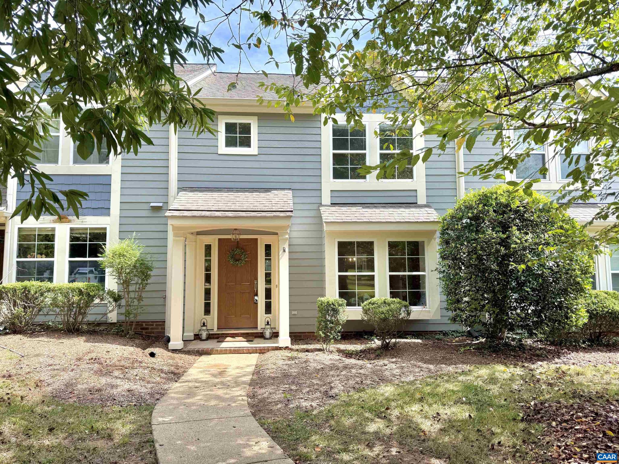 Lots of recent improvements to this 3 BR Forest Lakes townhouse: all new plumbing, new LVP flooring and fresh paint throughout the main level, updated fixtures and hardware plus new range and dishwasher. This spacious home has an extra large living room with a box bay window, formal dining room with pass through to the kitchen, a cozy den with a gas fireplace and built in bookcase adjoining the kitchen featuring tile floor and large bay window overlooking the private rear patio. Vaulted ceilings in all 3 bedrooms and even in the hallway make it feel extra spacious and light filled from the staircase skylight. TheHOA fee includes ALL EXTERIOR MAINTENANCE so you'll never have to worry about budgeting for a roof, siding repairs, or doing yard work. Plus Forest Lakes has more amenities than any neighborhood in the area and includes 2 pools, fully equipped fitness center, tennis and pickleball courts, miles of paved walking trails, athletic fields, basketball court, fishing lakes and more. You'll love coming home to Gateway Village in Forest Lakes, within walking distance to shops, restaurants and neighborhood amenities! Bonus 1 year home warranty from AHS is included for the new owner!,Formica Counter,Painted Cabinets,Fireplace in Den