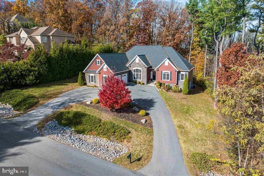 Homes with this splendor and location do not come available often. Located in the prestigious Bridlewood Estates. This one owner 2016 custom-built home boasts unparalleled majestic views of Massanutten Peak! Inside you will find a Magazine worthy interior, A perfect blend of exquisite elegance and comfort, highlights include an expansive open kitchen with dark cabinetry, spacious island and layout with ample space to entertain and take in the vaulted and beamed ceilings & stunning stoned Gas fireplace. Gorgeous Hickory flooring & a handicap friendly layout. The expansive main suite offers a dual walk-in closet and a custom bathroom with Bain Ultra Tub and oversized custom tile shower. This property was built for optimal indoor/outdoor one level living flow and features a handicap accessible floor plan. The unfinished basement offers a walkout and is a blank slate for a purchaser to design their dream. Oversized 2 car garage with 14x16 bonus room! Soak in the views from the unparalleled outdoor living space from the PRIVATE rear deck and screened porch. Experience convenience & privacy on the 1.08 acres just east of the City of Harrisonburg. Just minutes from the Hospital, Dining, Shopping or anything else you could desire!