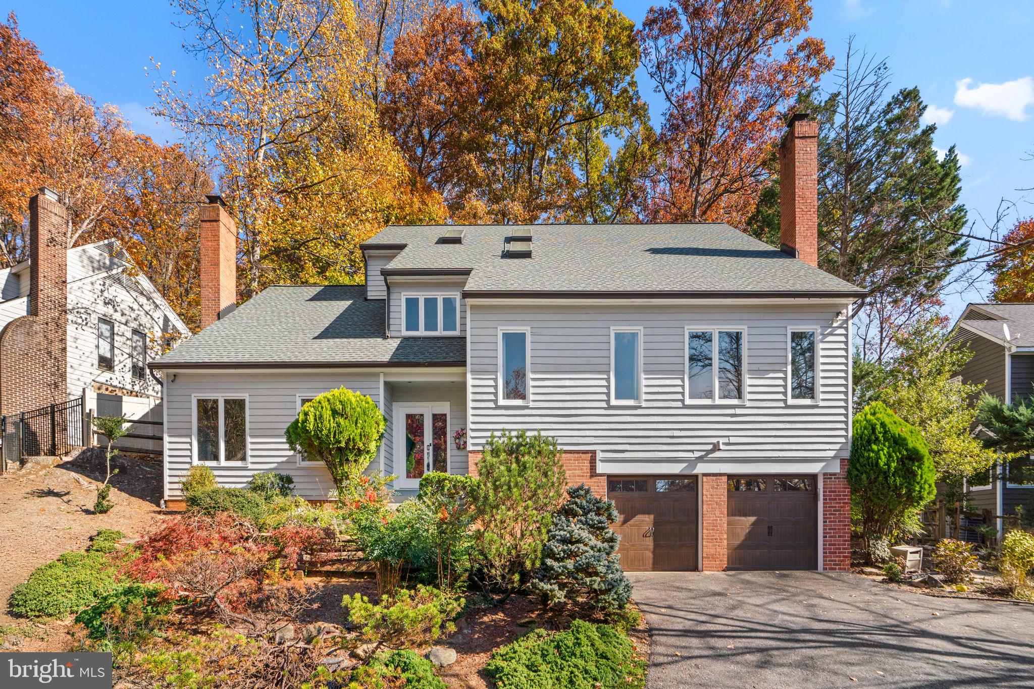 A stunning contemporary-style home featuring 4 bedrooms and 3.5 bathrooms, spanning 3,765 square feet. This spacious residence offers an ideal blend of modern updates and elegant design, with striking vaulted ceilings that create a sense of openness and light. The inviting family room features a gas fireplace and impressive vaulted ceilings, perfect for cozy evenings and gatherings. Throughout the home, you'll find beautiful hardwood floors and the updated kitchen with sleek granite countertops, center island, and stainless-steel appliances, ideal for both everyday cooking and entertaining. The lower level has been enhanced with new LVP flooring, adding style and durability, while a versatile flex space on the upper level offers endless possibilities for a home office, gym, or room to relax. Enjoy all 4 seasons bird watching from the covered porch with views of the garden filled with a variety of flowering shrubs and plantings. Located very close to commuter routes, 495, Macarthur Blvd, Old Angler’s Inn, and Tysons Corner which is only a 15 minute drive. Carderock ES, Pyle MS, Whitman HS. Don’t miss the opportunity to make this beautiful home yours!