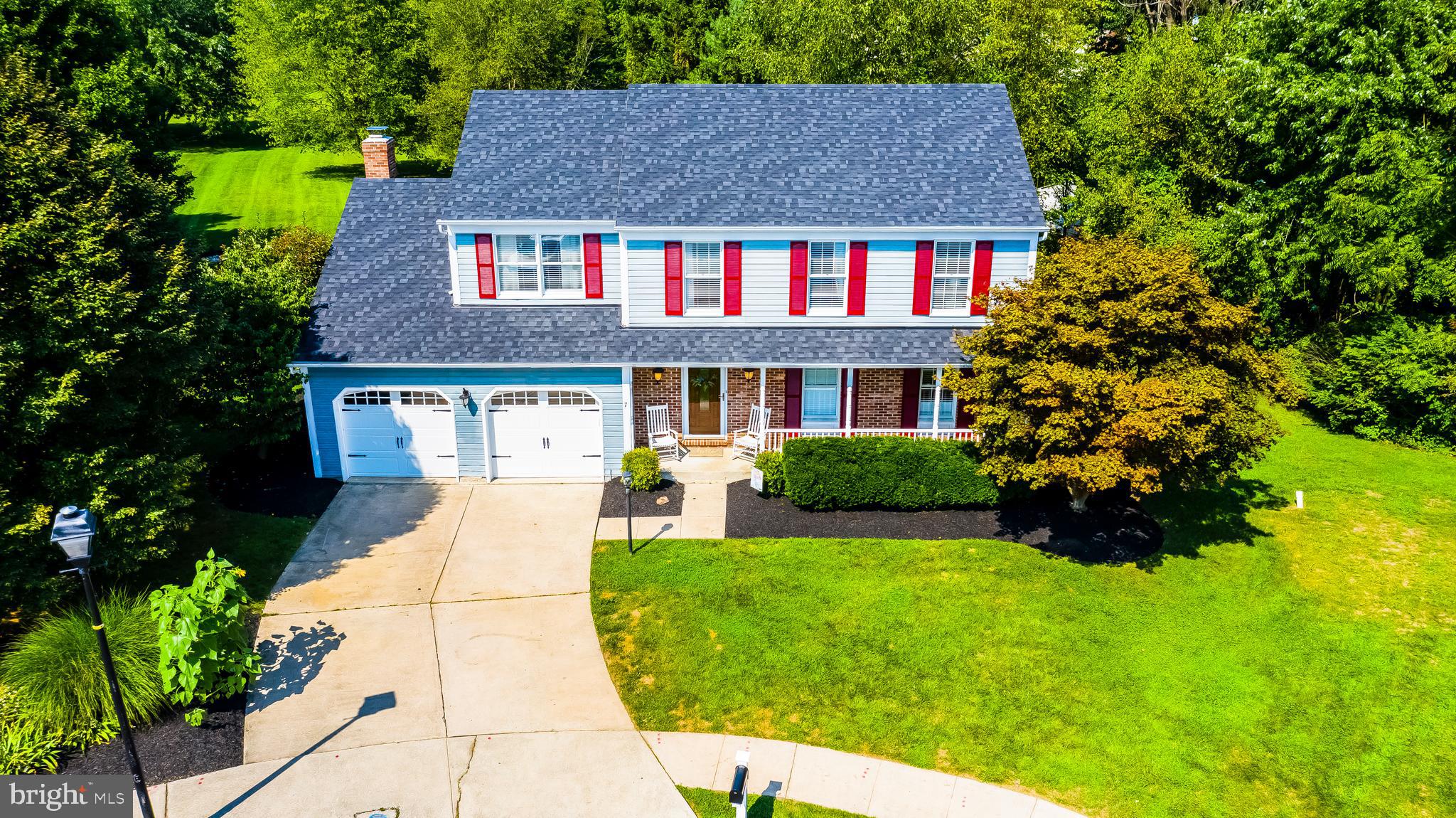 Just Listed! - Rarely available single family home in sought after Nothwind Farms neighborhood. This 4 bed 3 1/2 bath Colonial sits at the bottom of a quiet cul-de-sac on a private half acre flat lot. Recently renovated kitchen with stainless steel appliances, plenty of natural light and beautiful french doors leading out to over 600 sq ft of deck space. The top level boasts a large master bedroom w/ vaulted ceilings, NEW master bath w/ dual vanity, convenient 2nd floor laundry, and 3 additional large bedrooms with plenty of closet space. A wide open basement features a walk out level, 3rd full bath and bonus bedroom/office. All major components have been recently updated with a NEW Roof 2019, Sewer Line 2019, and HVAC 2017. Great schools and easy access to 695 and 95. Set up a showing today!