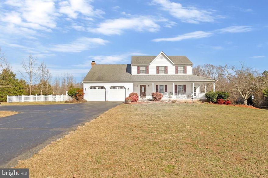 Welcome to this timeless Colonial home, perfectly set on a sprawling 3.65-acre lot that offers the ultimate in privacy and space. Built in 1991, this well-maintained residence seamlessly blends classic architectural details with modern comfort. The main level features a Formal Living Room, Formal Dining, Family room w/Fireplace  Eat in kitchen w/Granite and SS Appliances .Upstairs, you'll find the serene primary suite, complete with a Primary Bath. The expansive grounds provide endless possibilities for All Outdoor Activity, e.g., gardening, and recreation  This is the perfect opportunity to enjoy peaceful country living without sacrificing convenience. OH AND NO, NO HOA