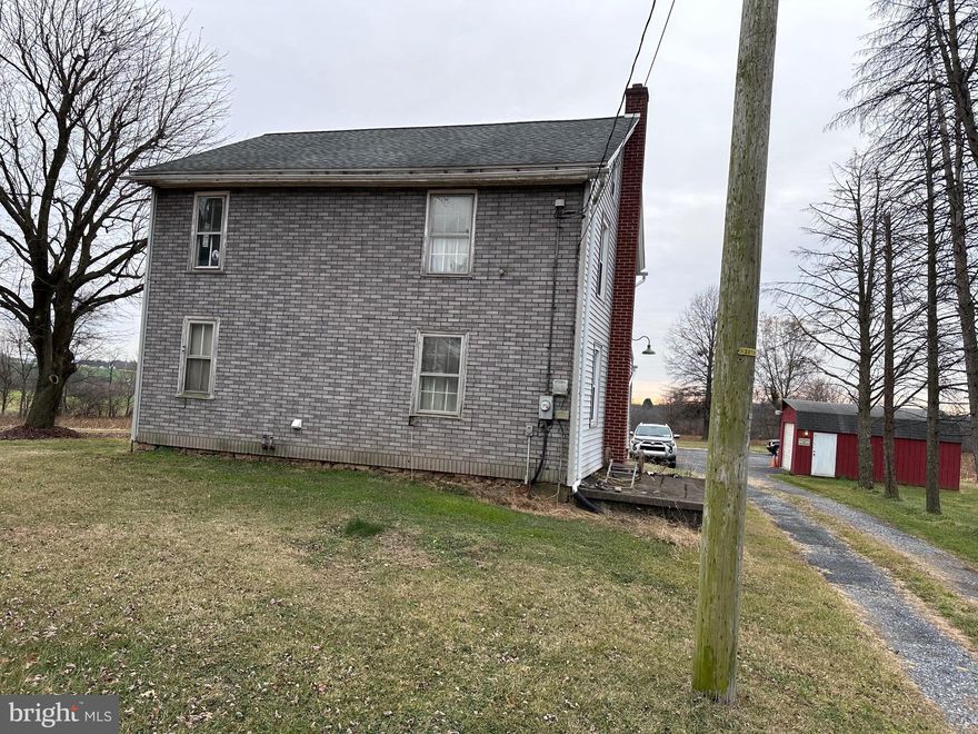 Don’t miss this opportunity to purchase some farmland in an area which farmland rarely is available for sale. 24+ acres mostly tillable land. Home and barn are being transferred AS-IS!! Please take caution entering all buildings. Steps and porch flooring have broken and weak boards.