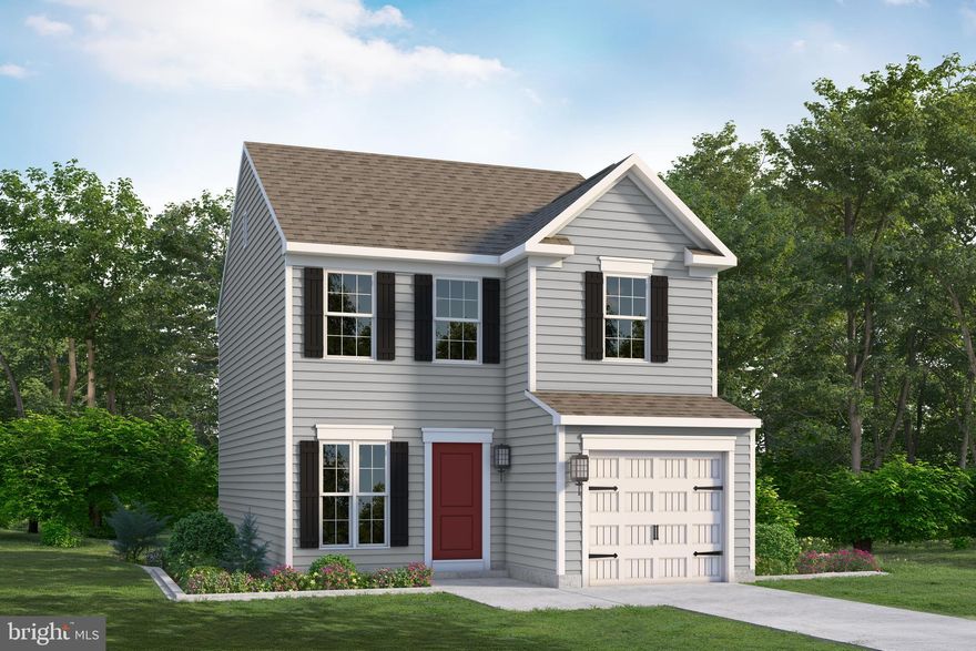 The Windsor is a refined 3-bedroom home with 2 baths, 1-car garage, standard 9-foot ceilings, kitchen open to great room, and 1st floor choice room.  An owner's suite with walk-in closet, private bath, 2 additional bedrooms, hall bath, split staircase and second floor laundry complete the second floor. Includes 2’ Rear Extension.