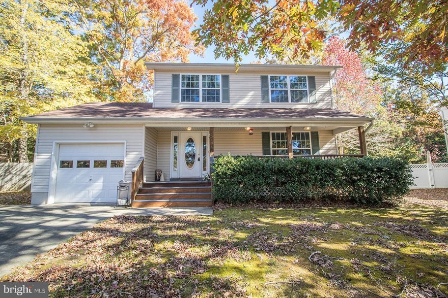 Let's get ready to move!  You won't want to miss this charming colonial home with 3 bedrooms and 2 1/2 bathrooms on a .33 acre fenced lot!  The foyer leads to the large living room with plenty of space to spread out, relax, enjoy football season and the upcoming holidays.  The kitchen includes bar style seating and a dining area w/sliders leading to the back deck.  The back deck has been updated with trex decking and vinyl rails for super easy maintenance.  Lots of privacy with this fully fenced yard perfect both summer and winter activities.  Whether it's a summer barbeque or a winter bon fire,  you will definitely enjoy the outdoor space with this home.  The upper level includes a primary bedroom w/en suite bathroom.  Two additional bedrooms, a full bathroom, and laundry complete the top level of this home.    Close to schools, shopping and area amenities.  Easy commute to PAX Naval Air Station and Route 235 for those driving to Calvert County or areas north.  Schedule your online appointment today.