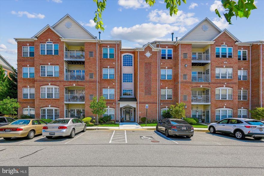 Welcome to this beautiful, Move-In Ready condo located in the premier community of The Windsor Condominiums at Perry Hall Farms.  The all-brick buildings, built in 2003, offer secure entry for residents and are very well maintained. The community boasts walking trails, beautiful common areas with mature landscaping and is conveniently located within minutes to shopping, dining, local parks, professional services, and direct access to I-95 & 695.  This particular condo unit is located on the Ground Level with direct access to your unit front door from the main entrance or rear of the building and parking lot with ZERO steps whatsoever.   Boasting over 1,600 square feet and 9 foot ceilings, this condo offers plenty of space to make it your new home.   Freshly painted, newer carpet, new vinyl flooring in the hallway, kitchen & bathrooms and newer stainless steel appliances are just some of the modern features of this particular unit.   Enjoy your private rear patio with direct access to the community walking path.  The sprawling living space offers a large Family Room, separate formal Dining Room as well as a separate eat-in Kitchen area or breakfast nook.   Plenty of natural light due to the wall of windows in the common area as well as both bedrooms.   The Primary Suite offers a generous floorplan with separate sitting area for an office desk.   Enjoy the large Primary Bathroom with walk in shower, new vanity top and vinyl flooring along with the separate large walk-in closet.   Also found in the unit is a large room at the front entry as well as Laundry and pantry closets.  Once assigned parking space comes with the unit but there is plenty of parking at all hours of the day and night for guests and extra vehicles.   Don't wait on this one - schedule a showing today!