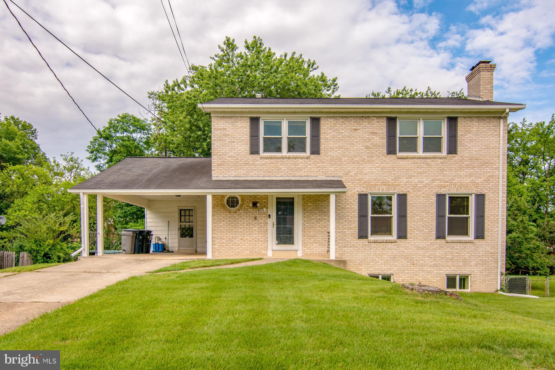 **BUYERS FINANACING FELL THROUGH-BACK ON THE MARKET** Appraisal and inspection have been done. Spacious brick colonial in Rosecroft Park. Updated Kitchen, newly renovated large deck off the kitchen, large yard for entertaining, hardwood floors, fully finished basement with cedar closet for storage. Seller offering $2500 painting credit.