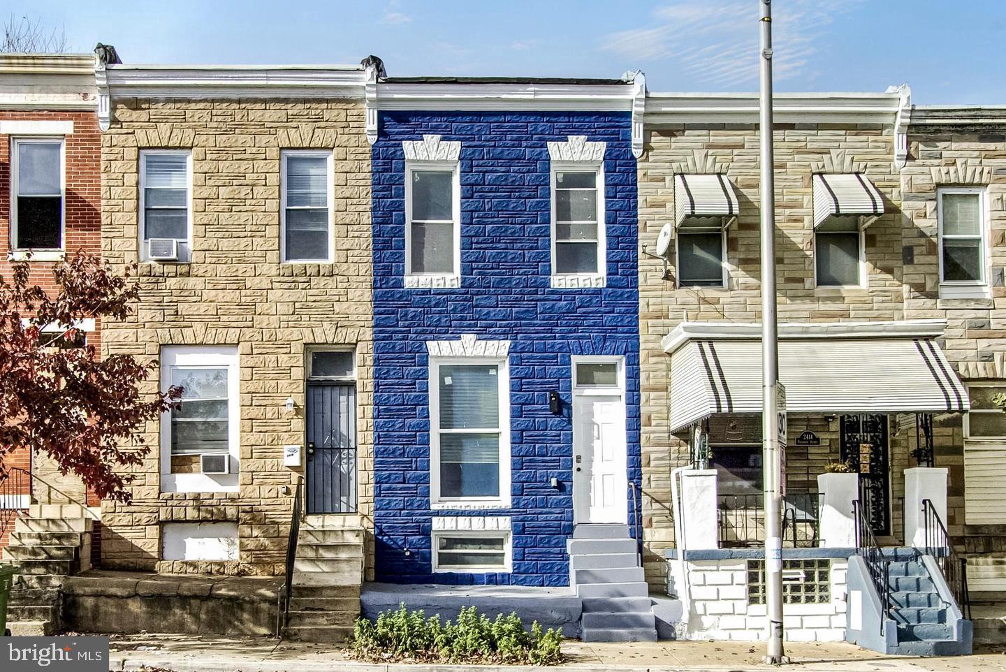 Welcome to 2416 Frederick Avenue, a beautifully updated row home in Baltimore, Maryland! This move-in-ready property has a brand-new kitchen, updated bathrooms, fresh flooring, new drywall, and a new range. Enjoy modern comfort with a recently installed HVAC system and water heater, plus several new windows that flood the space with natural light. Perfect for an investor looking for immediate rental income. Don’t miss out on this incredible opportunity to own a fully refreshed home!