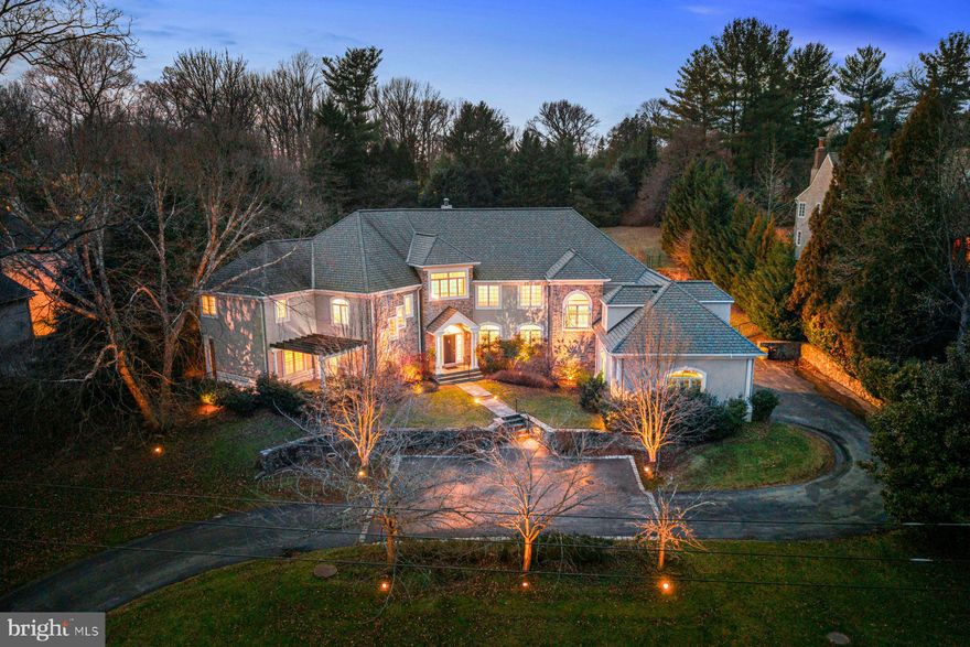 Look no further and move right into this sun-filled North-side Bryn Mawr modern masterpiece, originally built by EB Mahoney, offering a wonderful open floor plan with high ceilings, fabulous windows and bright neutral decor throughout. Endless features include a breathtaking new gourmet kitchen with 10' long island, honed countertops, Sub-Zero and Thermador appliances, 2 Miele dishwashers, a large appliance garage, 2 prep sinks, enormous bright breakfast, sun, family and dining rooms, generous office with custom built-ins and a spacious first floor guest suite, all opening up to the private fenced grounds and pool.  The dramatic main staircase and secondary staircase off of the mudroom both lead upstairs to the beautiful primary suite with fireplace, sitting room and luxurious marble bathroom, three additional generously sized bedrooms with customized closets and 2 additional full baths, and an expansive bonus room with plentiful additional storage and cedar closets over the garage. The incredible lower level is mostly finished with the exception of a large storage room, and offers an inviting media/ theater room, powder room, exceptional gym, an additional bedroom with full bathroom and a wonderful game/ playroom.  Enjoy complete privacy with all of the perfect features that afford exceptional day to day living and easy entertaining, close to renowned Lower Merion schools, private schools, endless universities,  clubs, countless recreational venues, all forms of transportation, Philadelphia International Airport and more.