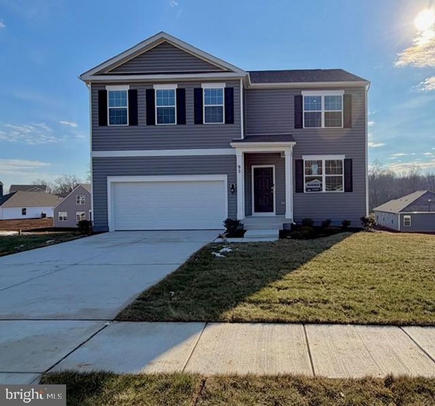 Quick Move In! Walkout Basement and Finished Rec Room! Sits on nearly a 1/4 acre homesite with great views! Complete with a main level bedroom and full bath, great for guests. This 2 Story single family home marries features and affordability and comes with everything included.  5 Bedrooms a 2nd floor loft, LVP floors in the main living spaces, included kitchen appliances, granite countertops and white cabinets give the updated look you've always wanted. Located next to Morgan's Grove Park  and just down the street from Downtown Shepherdstown!