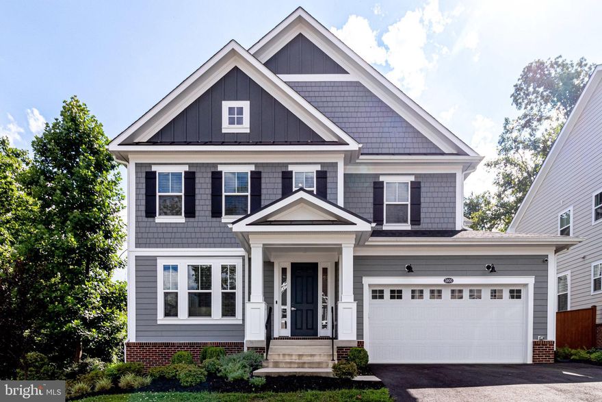 Welcome to Silas Station! Why wait to build new construction when this 6 bedroom, 5.5 bath Craftsman style house is like new and available now? Everything about this home is modern, sleek, and fresh. Pull into the extended driveway and come check out your gorgeous new home before it’s gone. From the front door you immediately see just how the pristine and clean this property is. The beautiful hardwood floors extend from the foyer throughout the entire spacious main level. To your left is your formal living room and dining room, a stunning space for entertaining. Continue deeper into the home, and this is where you’ll want to spend all of your waking hours. The expansive gourmet kitchen includes an abundance of cabinets, tile backsplash, stainless steel appliances, built-in microwave and oven, a reverse osmosis water filtration system, and large eat-in breakfast nook. The kitchen opens up to your light-filled family room, where you can get cozy by the gas fireplace. Through the kitchen and past the welcome center, you’ll find a private main-level bedroom and full bathroom, which could be perfect for guests or aging relatives. Immediately up the stairs is an open loft area, great as a playroom, library, or home office. Next is your massive primary bedroom suite, with its enormous contemporary bathroom and walk-in closets. Two roomy bedrooms with an adjoining Jack and Jill bathroom and a fourth bedroom complete the upper level. Downstairs in the lower level, you’ll discover a generously sized rec room, perfect for watching the big game or getting away from it all. The rec room is flanked by a sixth secluded bedroom with a gigantic walk-in closet. An additional full bathroom would make this a lovely retreat for guests. Completing the lower level is an amazing multi-use room that could be used as a home gym or perhaps a media room. Back upstairs and through the family room, you can expect the serenity to continue outside. With plenty of privacy and tree shade on your deck and in your fenced yard, you will want to invite friends over for a bbq every weekend. You will also get some fresh air and exercise walking on the Liberty Bell Trail just behind your home! The property is outfitted with a NEST door lock and doorbell system, along with 4 NEST cameras. Minutes to Giant, Safeway, H-mart, Burke Lake Park, Burke Village Center, and an abundance of shopping and dining options. Quick access to Burke Centre Parkway, Lee Chapel Road, Burke Lake Road, Old Keene Mill Road, and the Fairfax County Parkway.  In such a desirable neighborhood, this striking home won’t last long. Come and see your dream home today!