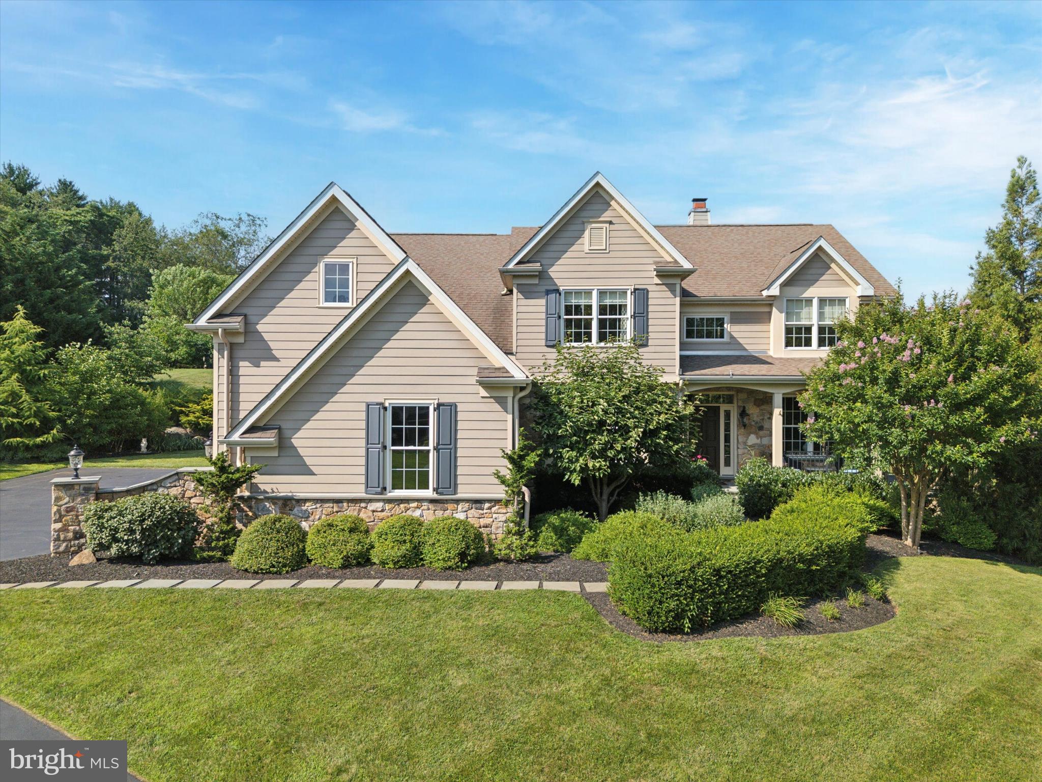 This Classic Center Hall colonial in Malvern is an absolute gem! Built in 2011 by "Bentley by Design," this home is a perfect blend of elegance and functionality. With 4 spacious bedrooms plus a 5th Bedroom that was converted to large 2nd floor laundry room, 3 full baths, and 2 powder rooms, plus a finished walk-out basement, it’s designed for modern living. The grand center hall entrance sets the tone, leading to a formal living room, dining room, and a home office—ideal for those work-from-home days. The kitchen is a dream, seamlessly connecting to the family room and a sunlit breakfast nook. The second floor boasts a master suite with breathtaking views and a luxurious en-suite bathroom, plus a laundry room cleverly converted from one of the bedrooms. The basement is a fantastic entertainment hub with a rec room, gaming area, wet bar, and another office space—perfect for busy professionals or playtime. And let’s not forget the stunning outdoor space with a two-tiered deck, patio, hot tub, and a cozy stone fireplace for those chilly evenings. This property boasts impressive amenities, including a wrap-around front porch, a spacious rear shed, and a whole house generator (Generac), all set within meticulously maintained landscaping on a scenic 1-acre lot in the picturesque Willistown Township. Inside, you'll find numerous custom finishes that enhance the home's appeal. Its prime location offers convenient access to charming Malvern Borough, Wegmans, Target, The Grove, and various amenities along Rt. 29, with quick connections to Rt. 202 and the PA Turnpike. Additionally, it's just minutes from Radnor Hunt and surrounded by some of the most beautiful properties in Chester County. This home is easy to show—call today for your personal tour.