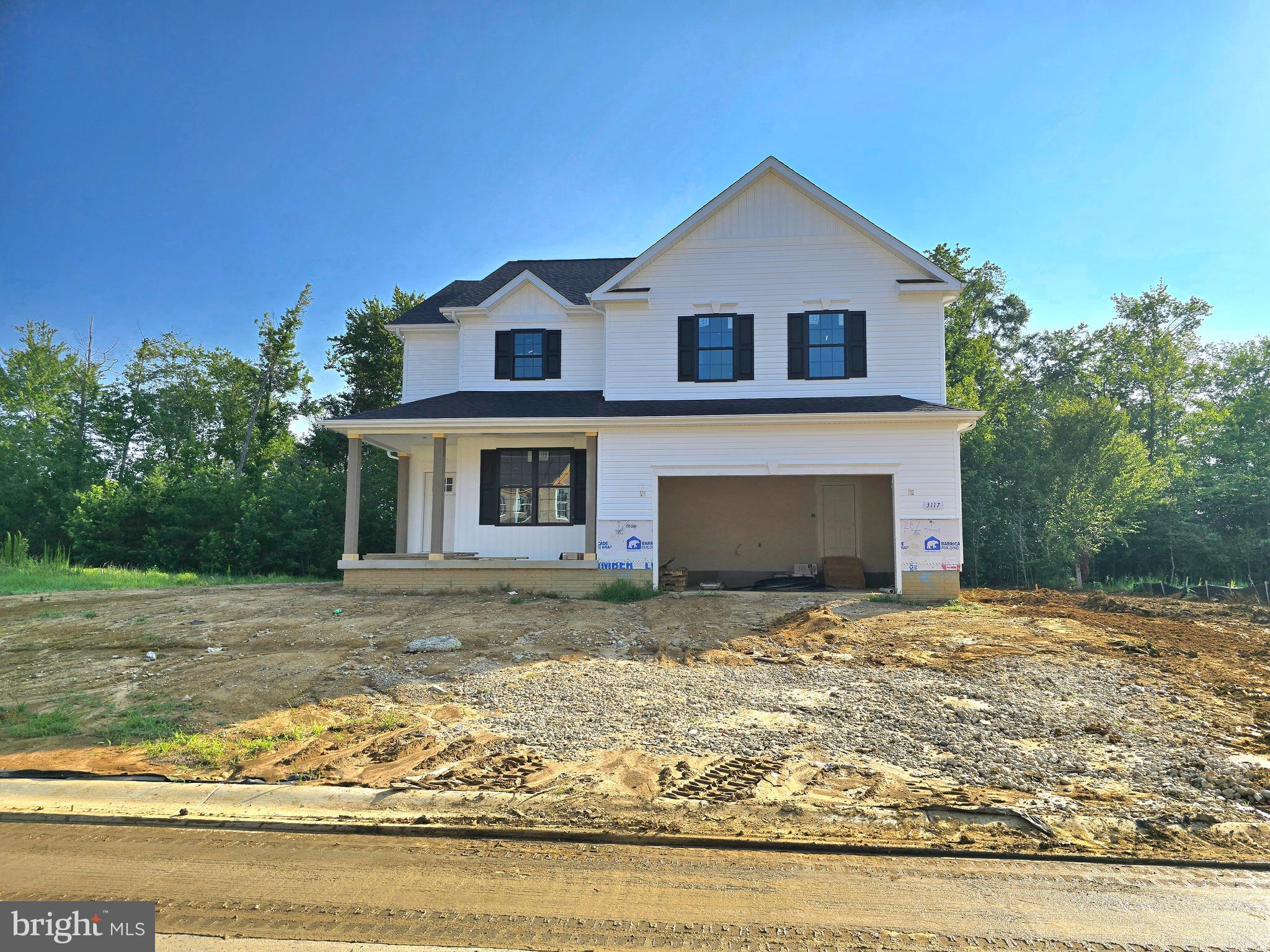 Construction just started on this Custom New Home in the Agricopia subdivision being offered by ME. Mohler Company. This home features 4 bedrooms, 2.5 baths. The main floor is an open concept with tons of lighting, black custom windows and offers a fireplace. The kitchen has a table seating area, Granite or quartz counter tops, Smooth top electric range, kitchen island with seating, Dishwasher, Refrigerator, Stainless Steel Appliances. There is a full size pantry / mud room off the garage connecting to the kitchen with cabinetry and coat nook. The primary Suite w/Walk-in Closet, primary bath includes tub and glass shower, separate water closet, tile flooring and dual vanity. Luxury plank flooring in Foyer and home office continuing through the dining area and kitchen. Carpet on bedroom level as well as stairs and hallway accented by custom stained handrail and black rod iron baluster's. The laundry room is as big as a bedroom with cabinetry and folding counter located up on the second level and offers washer/dryer hook ups along with space for an activity or craft room. This home sits on lot that backs to trees and gives you plenty of space to spread out with parking either in your driveway or attached two car garage. Located directly next La Plata High School and it is an easy jump to several military bases and commuter routes. Construction has just begun and the builder is offering several different floor plans on the limited lots available. Builder representative writes contract. The builder has preferred lender and title company and offers a 2-10 Builder warranty upon completion of the home. Still time to pick your colors, hardware, lighting, carpet, flooring.