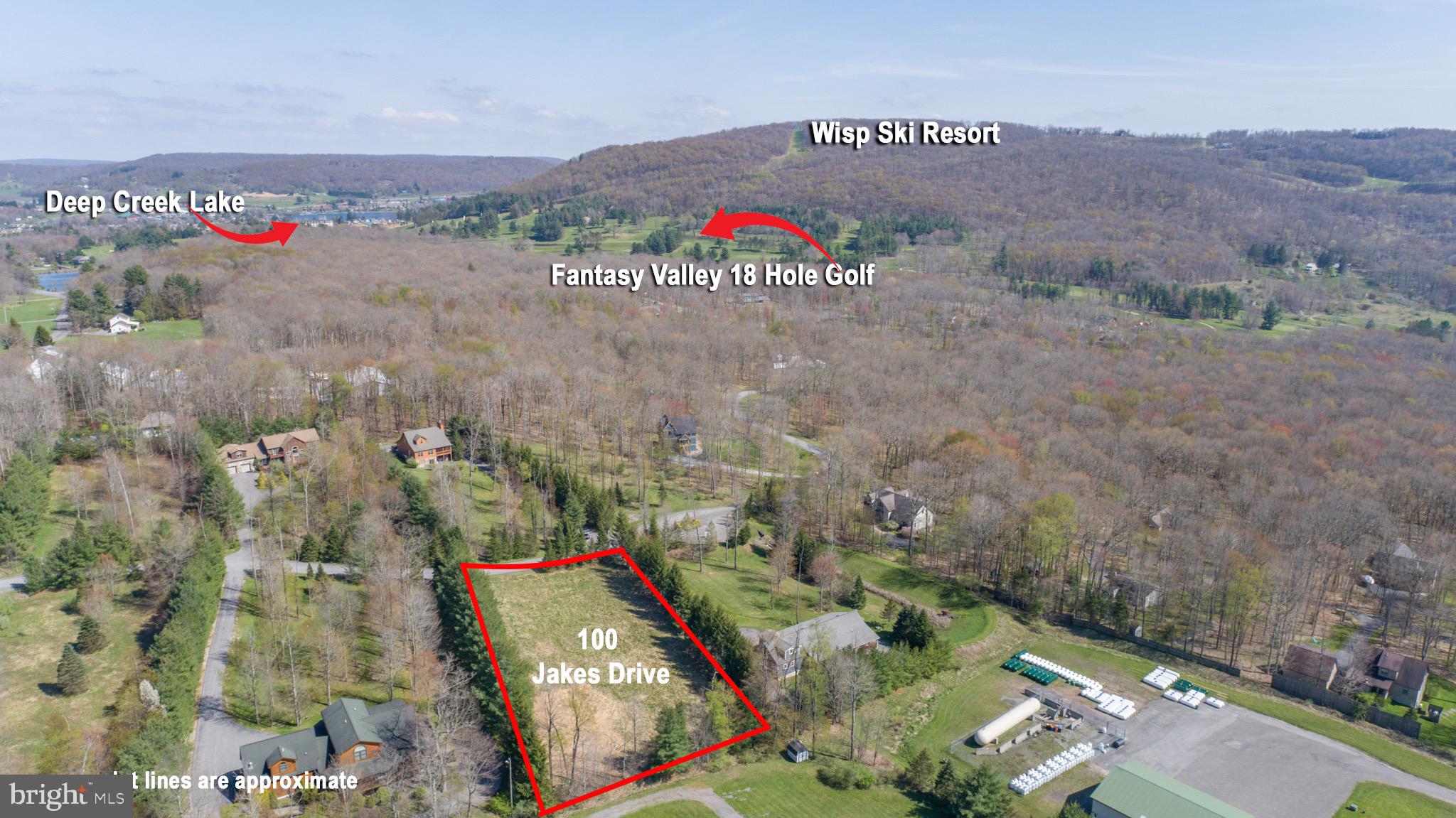 Looking for a level homesite just minutes from Deep Creek Lake and Wisp Resort? This 1.01 acre lot at 100 Jakes Drive in the Red Oaks community is just what you are looking for! This lot has been completely cleared and is ready for you to build. Approved perc site with approval for 4 bedroom home. This property sits outside of the Deep Creek Lake Watershed Zoning area. Electricity is at the street. Call today to make this property your future homesite!