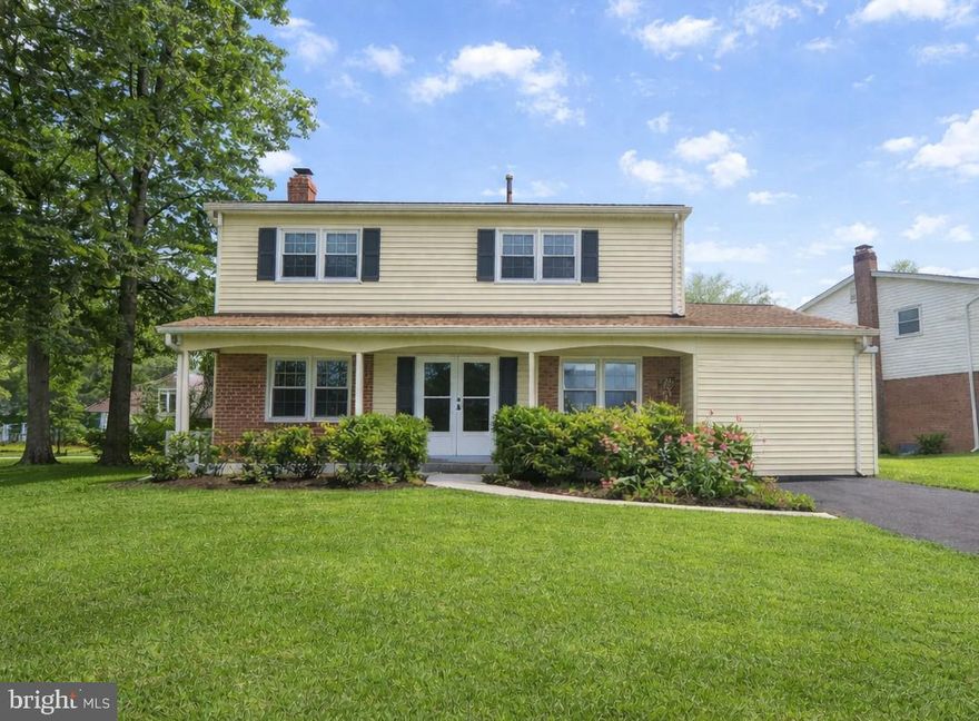 Temp/Off for Repair & update DO NOT Contact the seller. Extended agency in place. West Springfield Pyramid! Orange Hunt Elementary School & Metro Bus F83. This stunning Colonial home is located in one of the most desirable neighborhoods in West Springfield, close to highly-rated schools. A Corner lot with NO HOA. The main level features a welcoming family room with a cozy fireplace and large windows on both sides, flooding the space with natural light. The spacious kitchen includes granite countertops, double wall ovens, and room for a breakfast table, and it opens to a deck that overlooks a beautifully private backyard. Adjacent to the kitchen is an additional Exercise Room equipped with a large hot tub and it's own full bath, ideal for a home gym. Beautiful hardwood flooring runs throughout the entire home—NO CARPET! Upstairs, you'll find four bright bedrooms and a hall bath featuring a convenient walk-in tub. The large basement offers a front sitting room, a full laundry room, ample storage space with potential to add even more living space to suit your needs. 1.4 mls to Giant Shopping center,