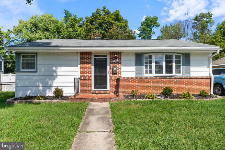 Welcome home to this 3 bedroom, 1 bathroom rancher in the highly sought-after Crestwood neighborhood. Completely remodeled in 2020, this home features a modern kitchen, updated bathroom, new floors, doors, HVAC, hot water heater, and stylish light fixtures. The home was newly painted in 2025. The gleaming hardwood floors in the family/dining room add warmth and charm, while the new roof (2024) provides peace of mind for years to come. The unfinished basement offers endless potential for expanding your living space with a waterproofing system and additional sump pump, to ensure the basement will remain dry. Outside, enjoy a fenced rear yard, expanded driveway, rear patio, and shed—perfect for entertaining or relaxing. Conveniently located less than 10 miles to the Airport, 1 mile to the bus stop and commuter rail station, and under 5 miles to commuter lots, this home is has quick access to any destination. Don’t miss the opportunity to own this beautifully maintained home—schedule your showing today!