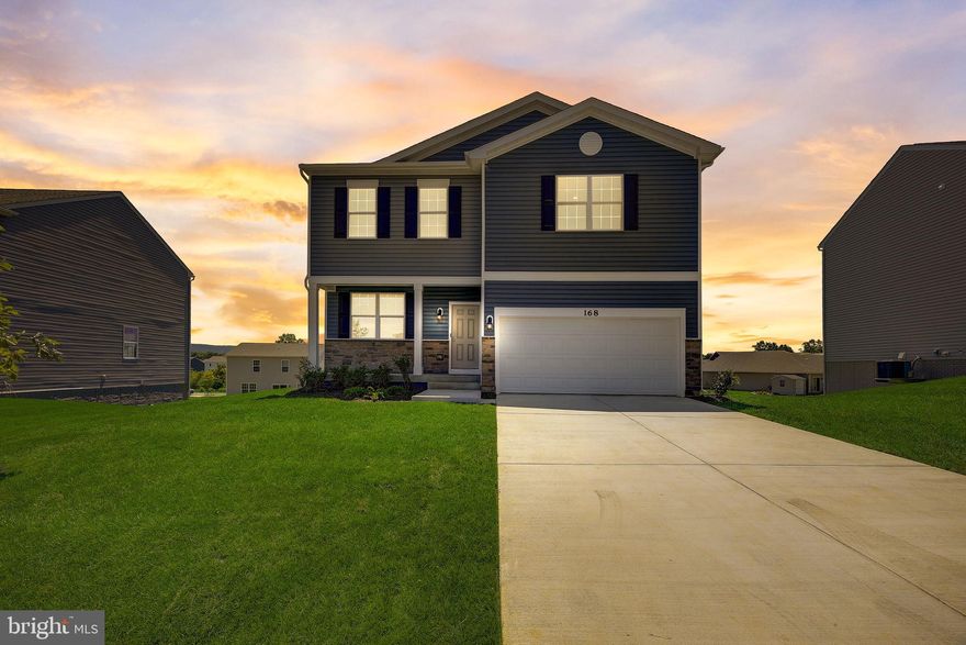 IMMEDIATE DELIVERY, MOVE IN READY! Introducing our Eastover Floor Plan - a dream home that combines style, versatility, and breathtaking views for your perfect living experience.  Picture yourself sipping your morning coffee on the charming front porch, setting the stage for a day filled with serenity and relaxation.  Step into your new home through a welcoming foyer with high, airy 9' ceilings on the first floor, creating an immediate sense of space and sophistication.  The versatile flex room on the main level can be tailored to your unique lifestyle, whether you envision it as a formal dining room, productive office, cozy sitting room, or something entirely different, this space adapts to your needs effortlessly.  Hosting gatherings is a breeze in the open floor plan that seamlessly connects the kitchen's window, offering stunning mountain views as you prepare meals and share moments with loved ones.  Upstairs, you'll find 3 spacious bedrooms and 2 full baths and a loft, ensuring everyone has their own comfortable haven.  When you need a break from everyday, escape to the partially finished walk-out basement.  Here, a versatile rec room awaits, ready to be transformed into your personal sanctuary for relaxation or entertainment.  Your 2 car garage comes equipped with a door opener for added convenience and we've also included a smart home package, allowing you to effortlessly control and customize your home environment.  Magnolia Springs is located close to local shopping, restaurants, farmer's markets, and your local hospital.  These are a Must See!