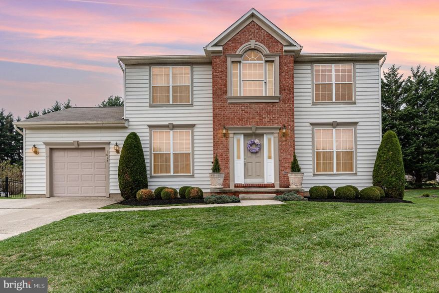 Welcome to this beautiful Colonial-style home located in the prestigious Bel Air community, nestled on a peaceful cul-de-sac with no HOA restrictions. This beautiful residence features 4 bedrooms and 3.5 bathrooms, offering plenty of room for comfortable living.  
Updates include: roof- 2 years old, dual HVAC- 5 years, hot water heater- 4 years.  

 The bright and airy interior main floor is enhanced with gleaming hardwood floors, and natural light pours in through large windows throughout the home. The eat-in kitchen is perfect for casual dining and entertaining, while new carpeting on main and upper level adds warmth and comfort to the bedrooms.

Step outside to the back porch, a wonderful space covered in flagstone, complete with skylights and ceiling fans, making it an ideal spot to unwind and enjoy the serene surroundings. 

The finished basement offers additional living space with a full bath  & walk-out.  The large recreational area features a lovely fireplace.