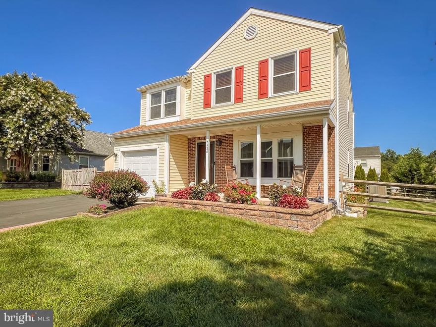 Step into this beautiful 4 bedroom colonial style home and fall in love! Walk across the porch and enter through to the foyer and you'll immediately notice the captivating natural light filling the rooms and flowing across the luxurious hardwood floors. The living room flows into the formal dining room and is perfect for gatherings or quiet evenings at home. Enter the beautiful remodeled eat in kitchen and you'll love the granite counter tops, stainless appliances and the spotless upgraded tile floors. The kitchen has been completely remodeled and has a pass through to the large family room with a warming fireplace. You can enter through the garage and the laundry - mud room will help keep your floors immaculate. Throw dirty clothes right into the washer, and stay out of the cook's way by washing up in the conveniently located powder room. Upstairs you'll find 4 large bedrooms.  The master - primary bedroom has a private full bathroom with a remodeled tile stall shower comparable to the finest resorts, or take a gentle bath in the hall bathroom with a soaking tub and granite vanity.  If that's not enough, check out the full finished basement with dry bar, entertainment, and a place to catch the Eagles win the Superbowl. Have a game night because all the games are negotiable. Brush up on your bartending skills because you're going to need them with the custom dry bar that will be your's.  Take a walk out back and you'll fall for the pavers leading to a large fire pit. Plenty of room to hang out with your chairs or sit on the wall. You can even serve meals out there because there's plenty of room. You can create some shade with a pergola or just let the sunshine warm you,  There's plenty of room to set up a kiddy pool and you'll never run out of space with the large shed. Out front, you'll notice the garage which has more room for storage and an entrance to the laundry/mud room. The driveway easily fits 2 cars and there's always plenty of parking. Or, you can hang a net and play some basketball or chalk up your favorite designs.