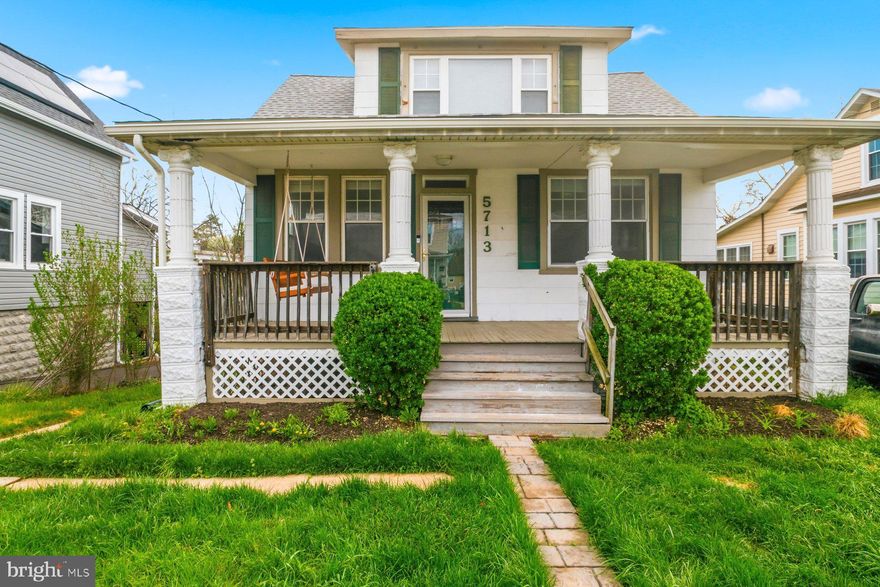 Adorable, move-in ready 4BR/2BA Craftsman style home in West Halethorpe.  Make your way to the covered front porch and step inside a home filled with original character, hardwood floors, natural light, and three floors of living space.  The main floor offers a sitting room as you enter, dining room, full bath with a large glazed clawfoot tub, two generously sized main-floor bedrooms for multi-generational living , and an open concept living-room and eat-in kitchen.  The kitchen features ample cabinet space, a double sink that overlooks the yard, potential for a breakfast table/island, and the ability to entertain while you prepare food for your guests.  On the upper level you’ll find a primary suite offering a large bedroom, reading nook, plenty of closet space, and a full bath including a walk-in shower. The lower level is finished and offers the fourth bedroom, a large recreation space, laundry, a storage room, and sliding doors leading to a covered patio. 

From the kitchen step outside onto the deck and find a stairway ascending to a large green space where you can enjoy your summers in this sprawling yard.  This move-in-ready home is ideal for any new homeowner and is located close to shopping, restaurants, and commuter routes.