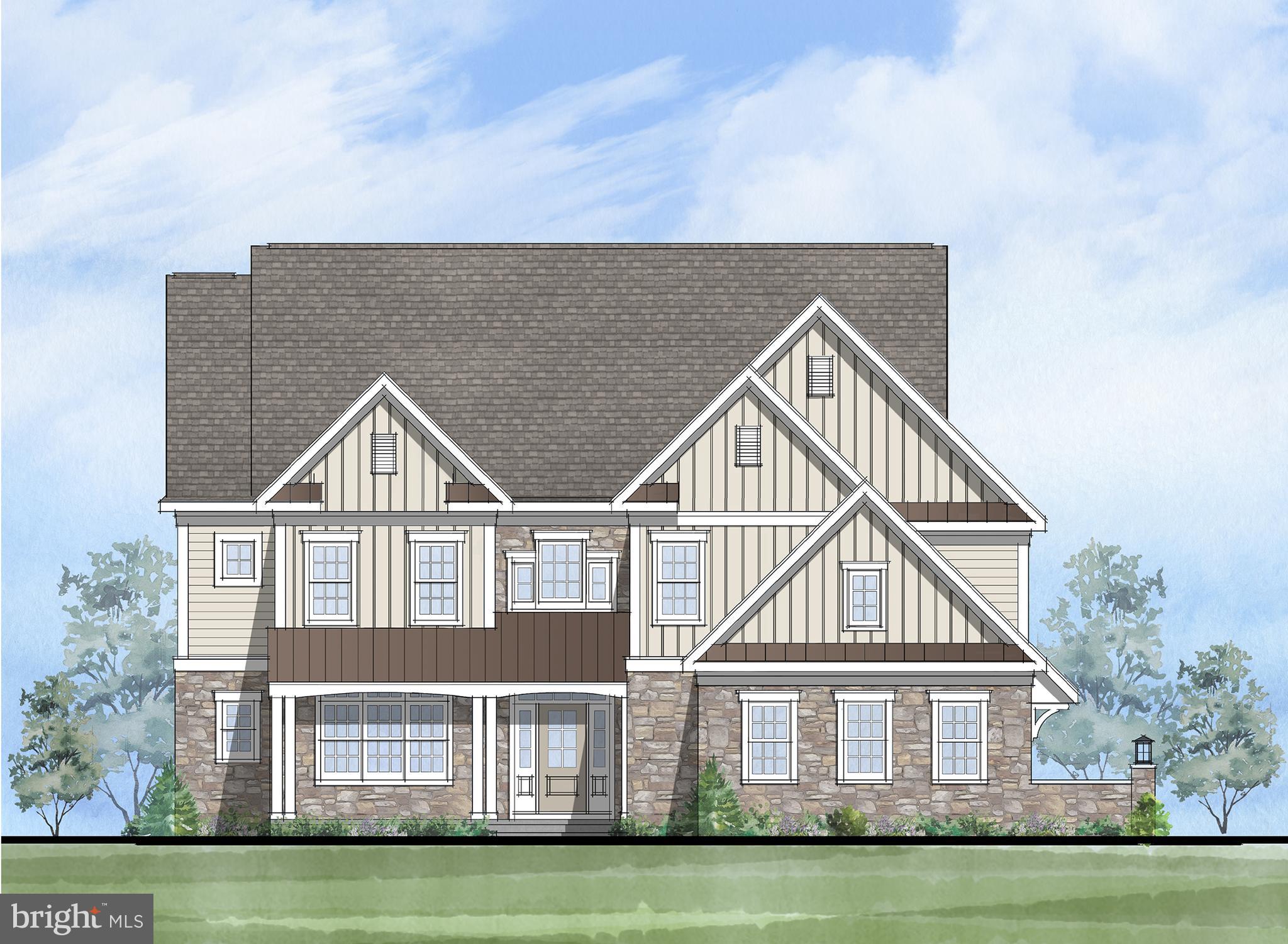 Welcome to VILLAGE OF FOUR SEASONS popular Bellflower Model!  VILLAGE OF FOUR SEASONS offers an Incredible Location, Approximate One Acre Home Sites, Well Designed Floor Plans, and "Dare to Compare" Included Features!   This beautiful community is over 70% SOLD!  Construction is well underway in this wonderful enclave of only 38 residences with close proximity to the Philadelphia Airport, major routes, fine dining, and shopping, and neighboring the scenic Springton Reservoir!   The well-designed Bellflower Model offers smart architecture for easy entertaining and everyday living with a long list of included appointments such as Stone & James Hardie Sided exterior elevations, rich interior moldings, wide engineered hardwood floors, side sweeping staircase, open balusters & railing, solid interior doors, insulated interior walls, finished Lower Level with Den or Bedroom, daylight windows, walk out entrance and full Bathroom and the list goes on!!  
Step into our Foyer and be welcomed with beautiful windows and natural light that allow the gorgeous outside landscape to follow you inside!    Once inside, the Dining Room will delight you with its sophisticated tray ceiling and adjoining Butler's Pantry with glass front cabinets, ready to be the serving station for your next get together!  The Gourmet Cook's Dream Kitchen will WOW you with an expansive 10’ Arched Center Island, Tall Painted Cabinets with Crown Molding to the Ceiling, Undercabinet LED Lighting, Quartz Countertops, equipped with the Monogram Stainless Steel Appliance Package, including Double Wall Ovens, Built in Microwave Oven, Stainless Steel Dishwasher, 5 Burner Gas Cooktop with Griddle, Stainless Steel Hood, all overlooking a cozy Breakfast Room with a rear glass wall.   On game day, your friends & family will enjoy watching their favorite team in the adjoining Two-Story Family Room, with a handsome fireplace.   The First Floor also features a Guest Suite or Home Study with a large Walk-In Closet and Dual Access Full Bathroom.  In addition, there is a convenient Mudroom Hall giving access to a Covered Outside Entrance, Three Car Garage, Coat Closet, and an Additional Walk-In Closet sized for a possible Future Elevator.    The Second Floor offers a great design with a dramatic Balcony leading to the luxurious Owner’s Suite with a Bay Window looking onto the Rear Grounds, Volume Tray Ceiling, Dual Walk-In Closets, and a Spa Bathroom Retreat with a Free-Standing Soaking Tub, Spacious Shower with Frameless Shower Door and separate Wall Vanities and Tower Cabinets.  Three additional generously sized Bedrooms, Two Full Bathrooms, and a convenient Laundry Room with cabinets and utility sink complete this level.   Please note total square footage includes over 1,300 square feet of Lower-Level finished space with an expansive Flex Area, Den, Full Bathroom with Shower, Storage Closets, Daylight Windows, Walkout Entrance to a Garden Patio.  Public Water, Public Sewer, and Natural Gas.  Photos are of the model home and may show options.