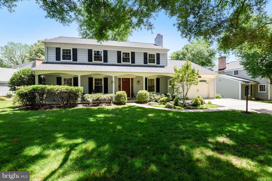 This rarely available New England colonial home, located in a private cul-de-sac, has been tastefully and thoughtfully updated by the present owners.  The home offers a formal living and dining room at one end and an updated kitchen opening to a breakfast area, traditional family room with fireplace and the bright sun room and office addition of 348 square feet (not included in tax records) built in 2008.  The sun room leads to the private patio and beautifully landscaped yard   perfect for entertaining a large group or for quiet family time! Upgrades galore include fresh paint throughout and all new stainless-steel appliances, uba tuba granite countertops, solid wood cabinetry, white subway tile back splash. The master bath renovation includes a double shower, jacuzzi tub with marble surround, marble-topped cabinetry and an expanded walk-in closet with shelving. In a super location, it is walkable to Stratford Landing Elementary and Carl Sandburg Middle Schools, is convenient to parks and Potomac River Trails for picnics, sports, biking and walking as well as to the community pool, which is within walking distance, and popular Hollin Hall Shopping Center.  Historic Old Town is minutes away and the Pentagon, Fort Belvoir, DC and the new Amazon and Virginia Tech campuses are an easy commute.  Bus #Y11 to the Huntington Metro stops at the corner of Fort Hunt and Elkin; West Potomac High School bus stops at the corner of Elkin and Pilgrim Court!